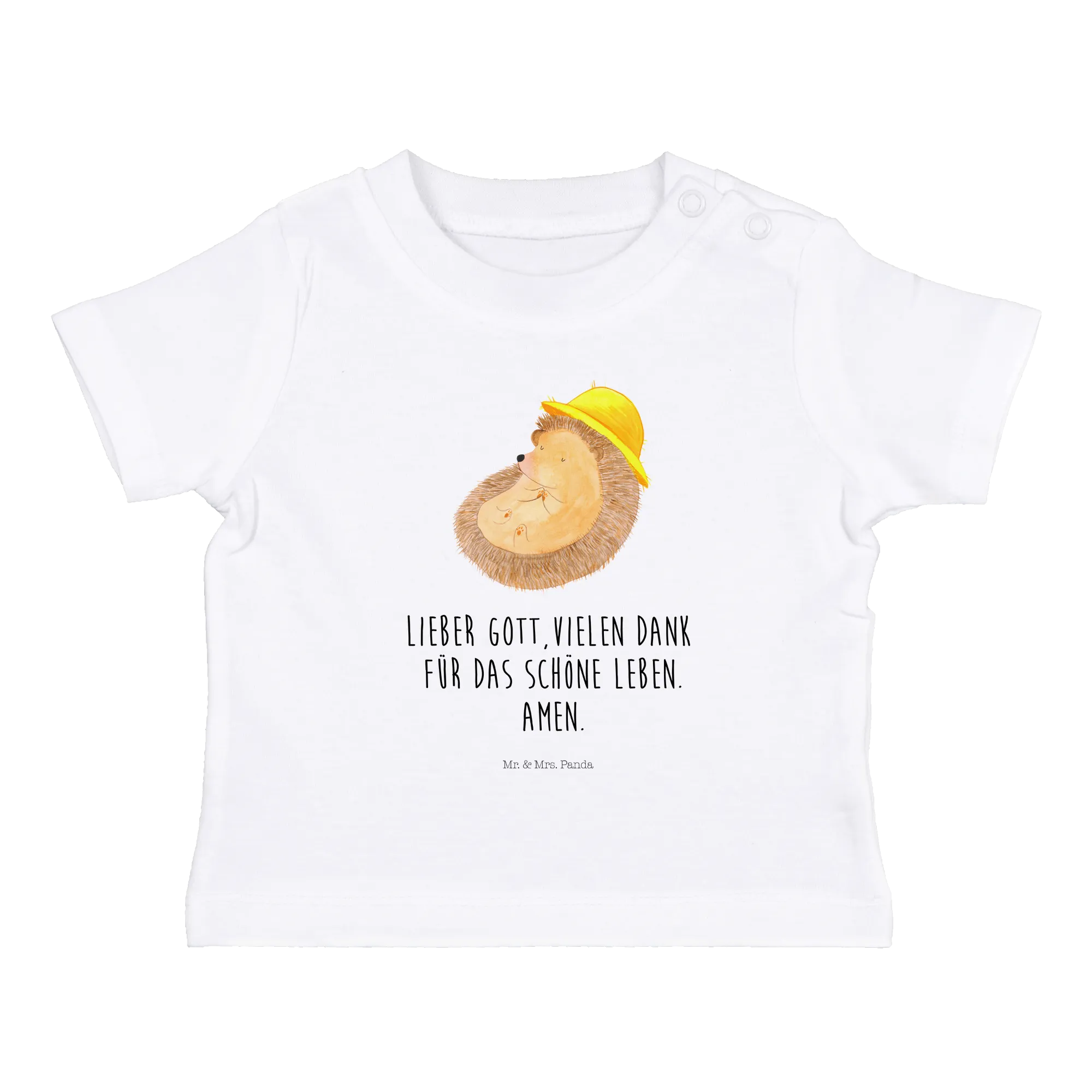 Organic Baby Shirt Igel Beten