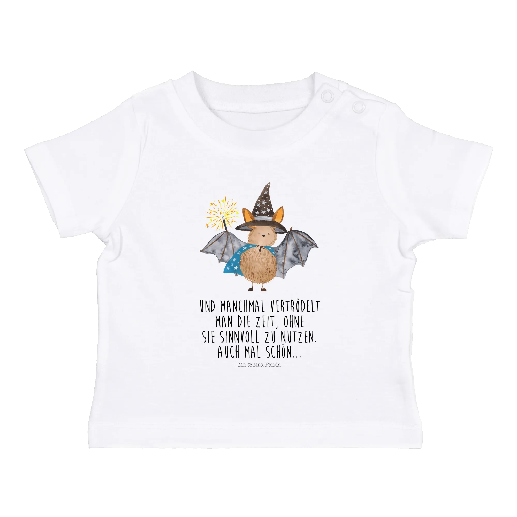 Organic Baby Shirt Fledermaus Zauberer