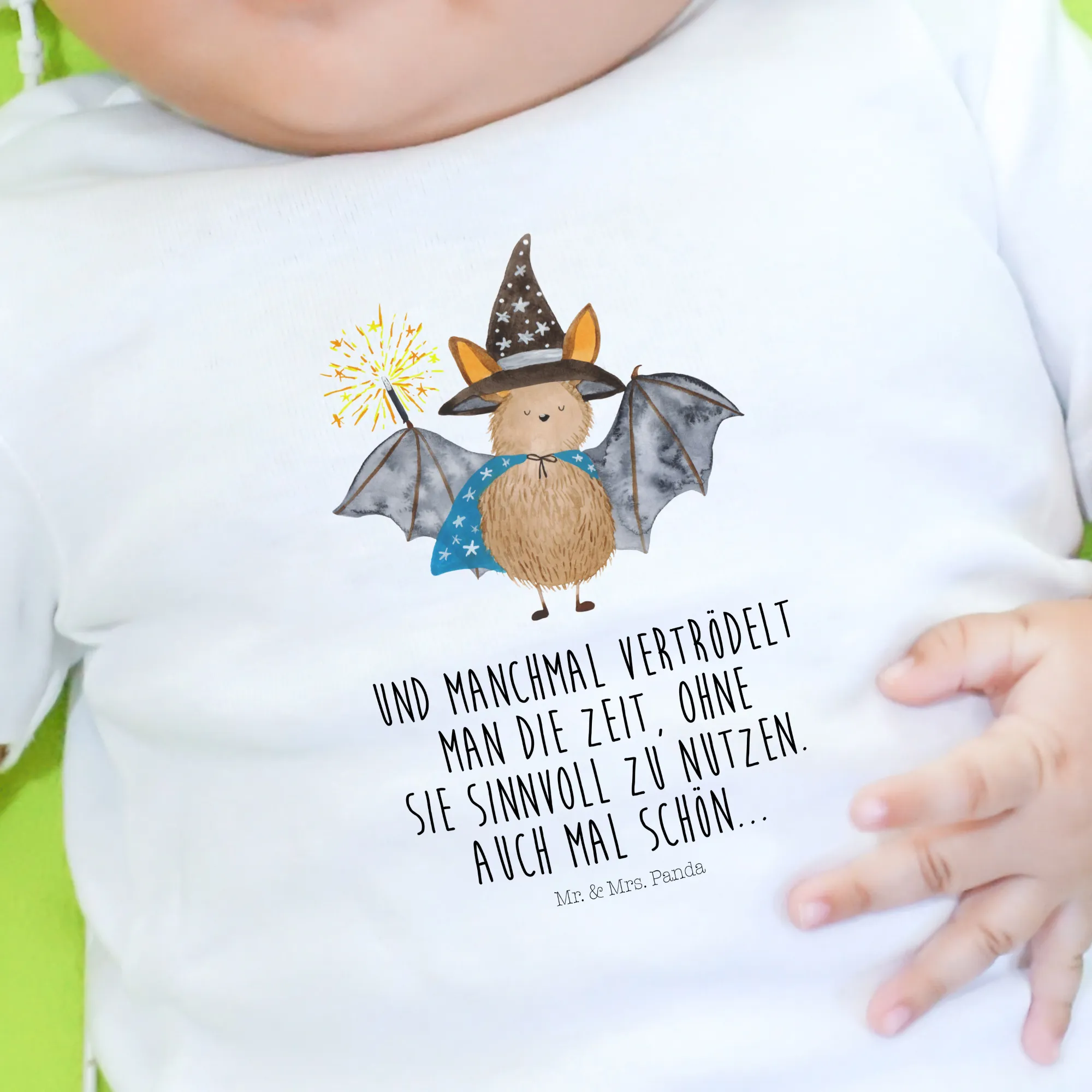 Organic Baby Shirt Fledermaus Zauberer