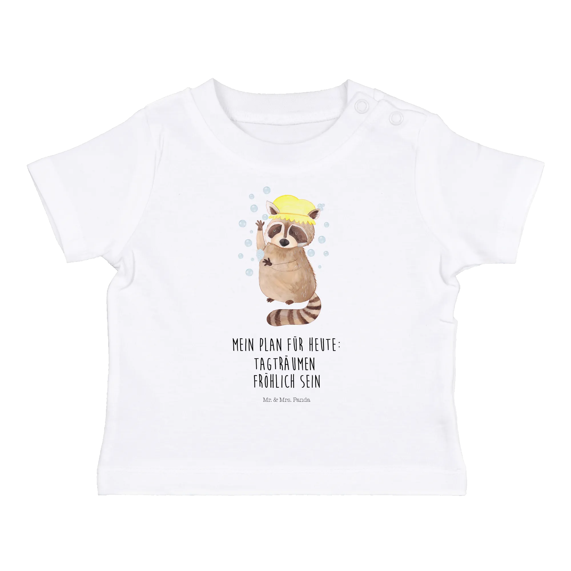 Organic Baby Shirt Waschbär