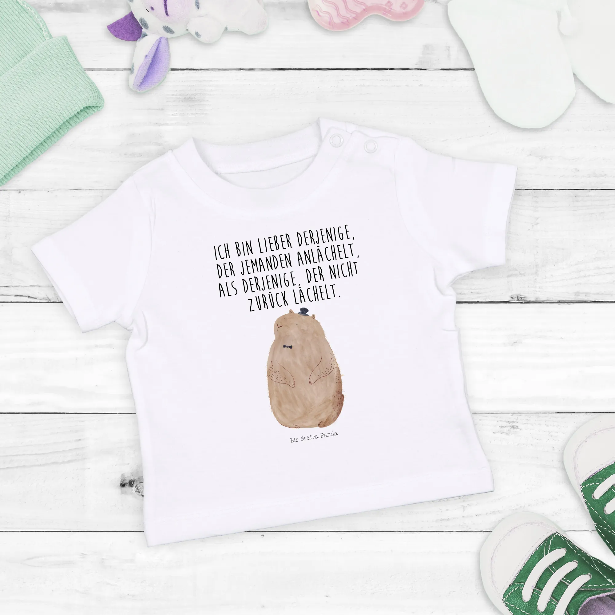 Organic Baby Shirt Murmeltier