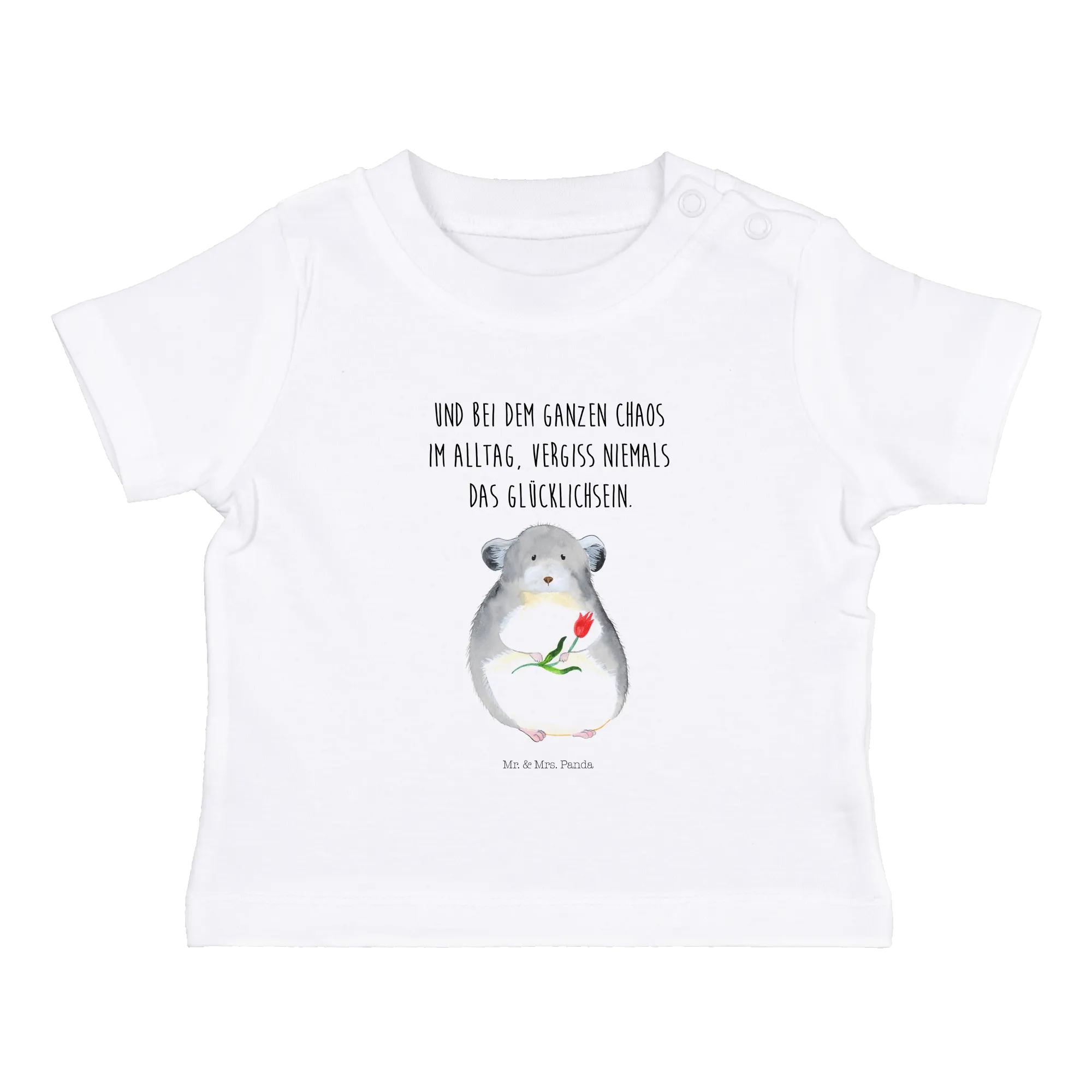 Organic Baby Shirt Chinchilla Blume