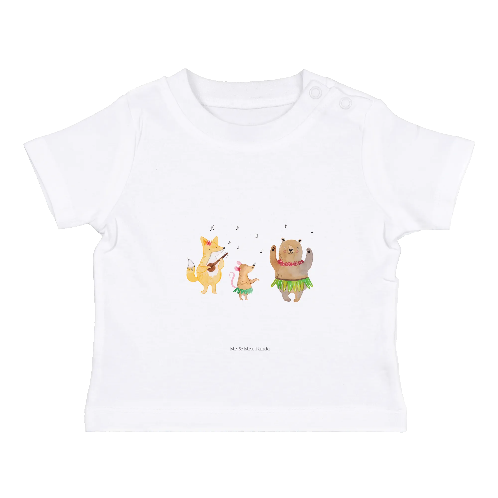 Organic Baby Shirt Waldtiere Aloha