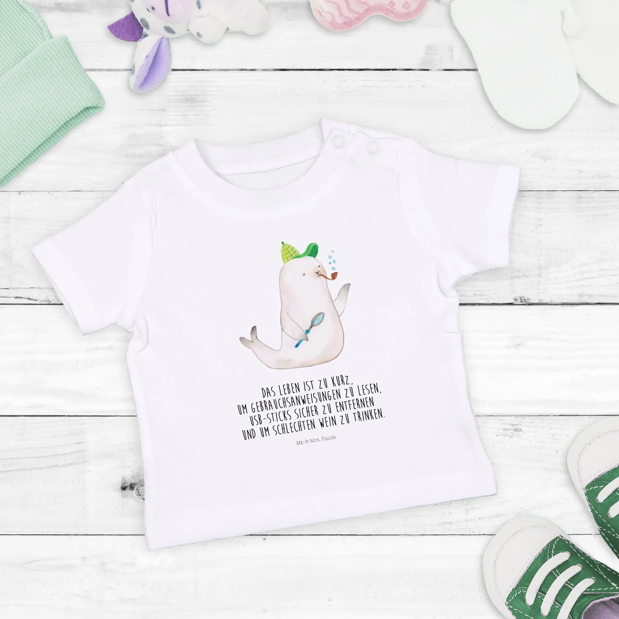 Organic Baby Shirt Robbe Sherlock