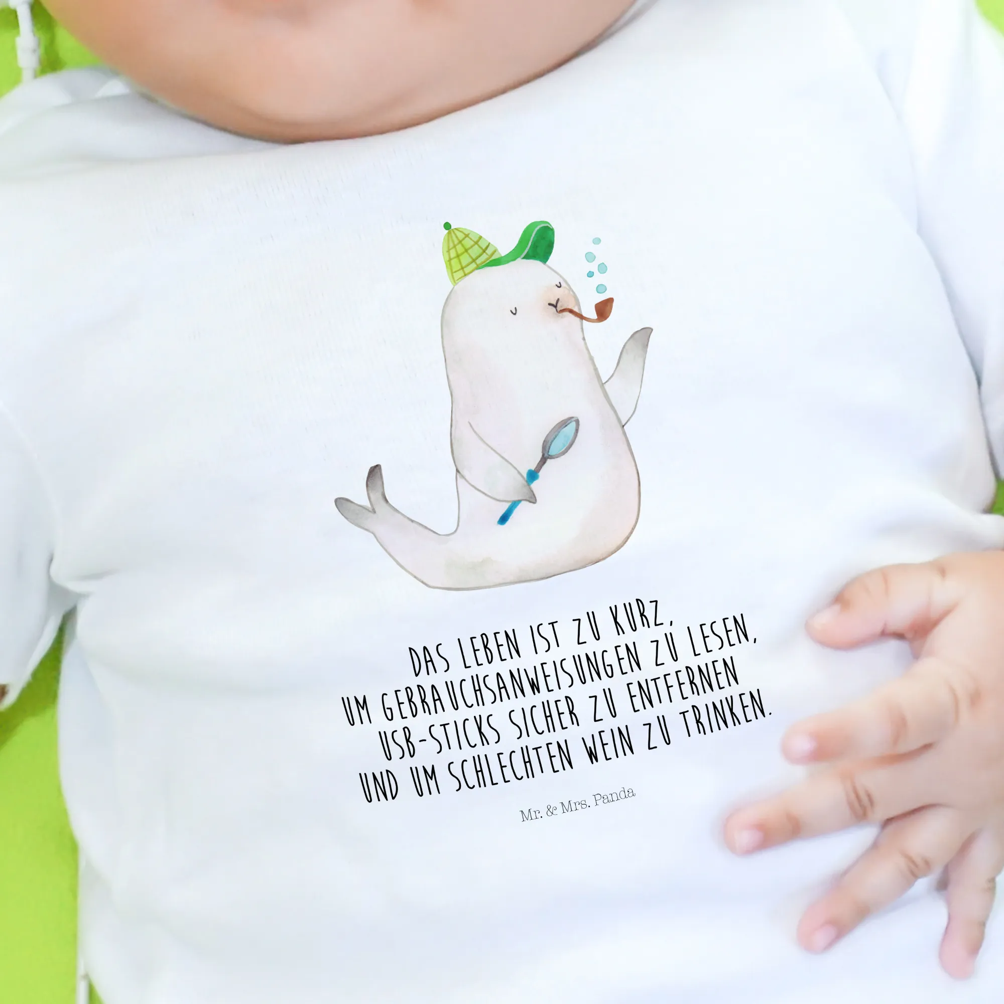 Organic Baby Shirt Robbe Sherlock