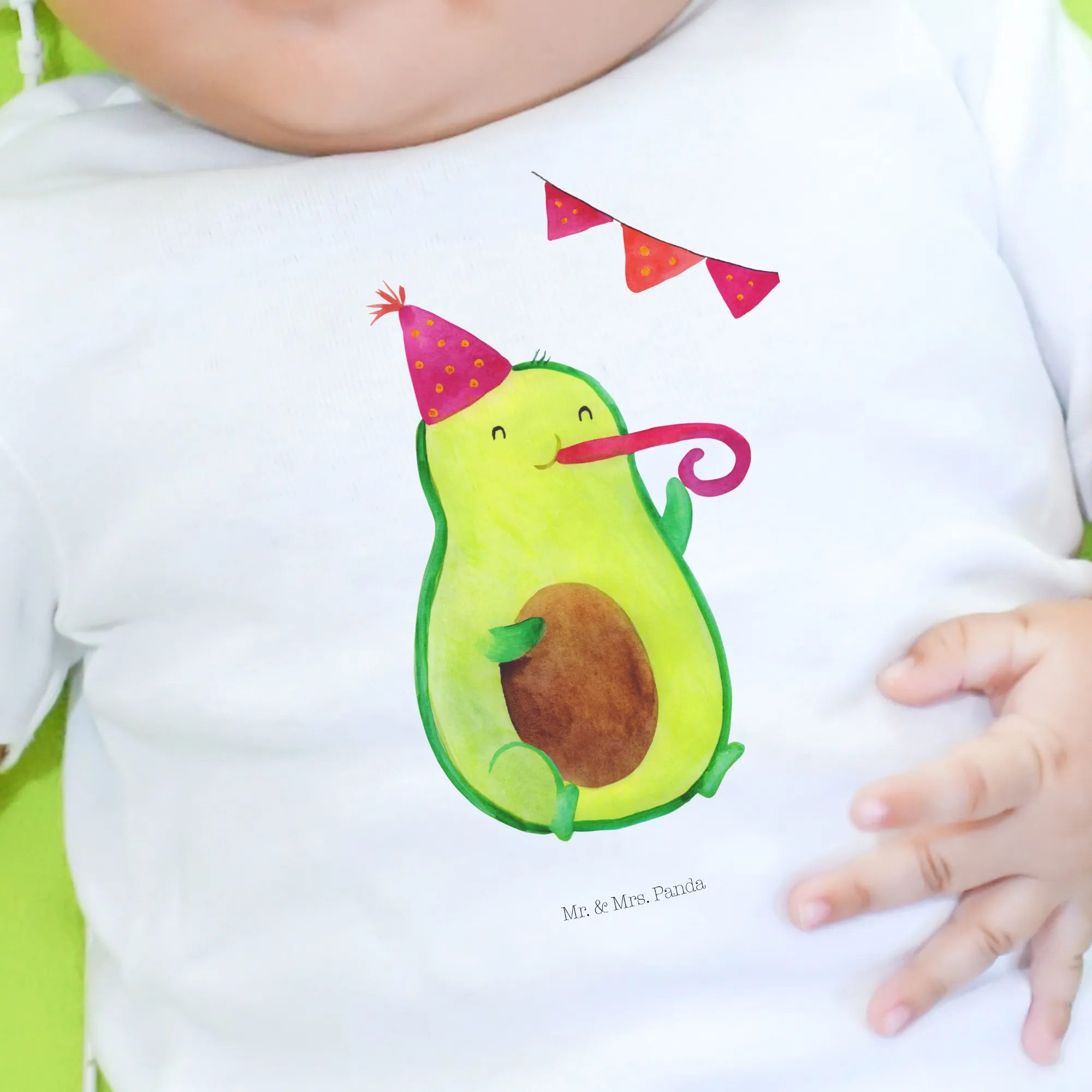 Organic Baby Shirt Avocado Geburtstag