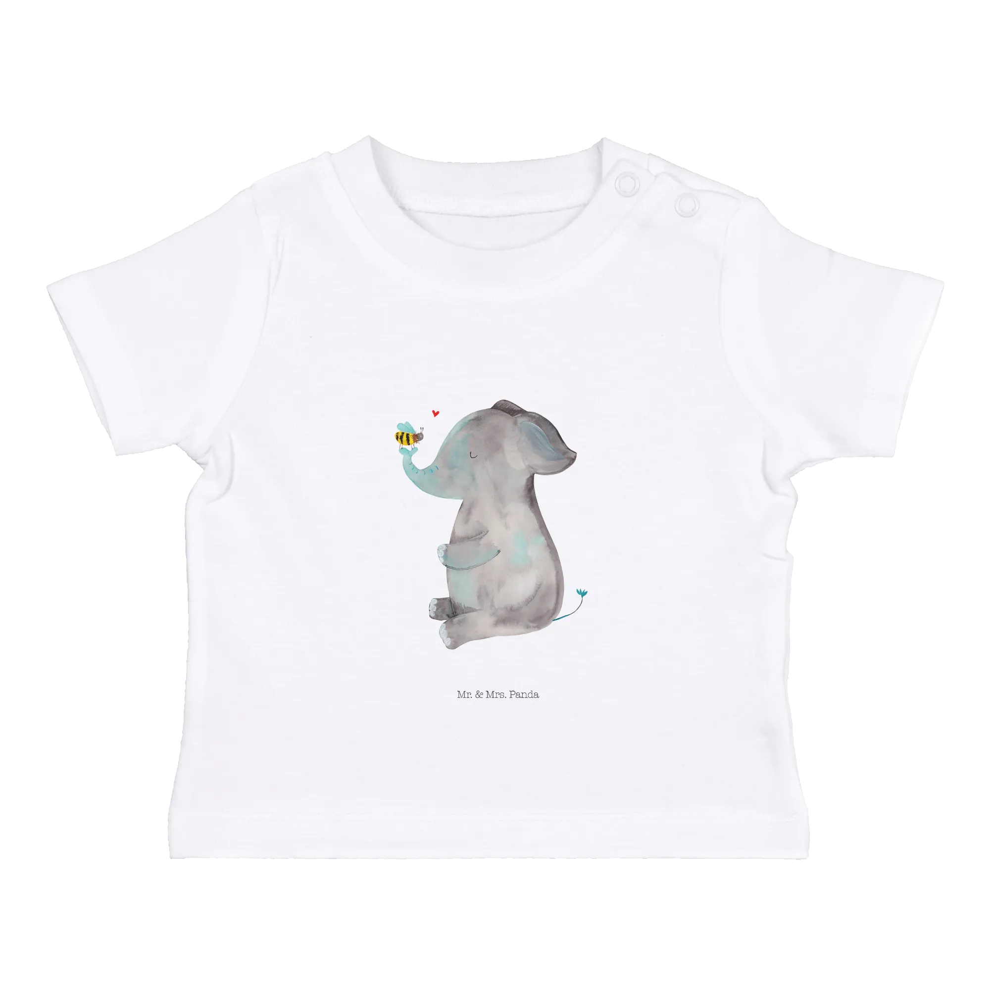 Organic Baby Shirt Elefant Biene