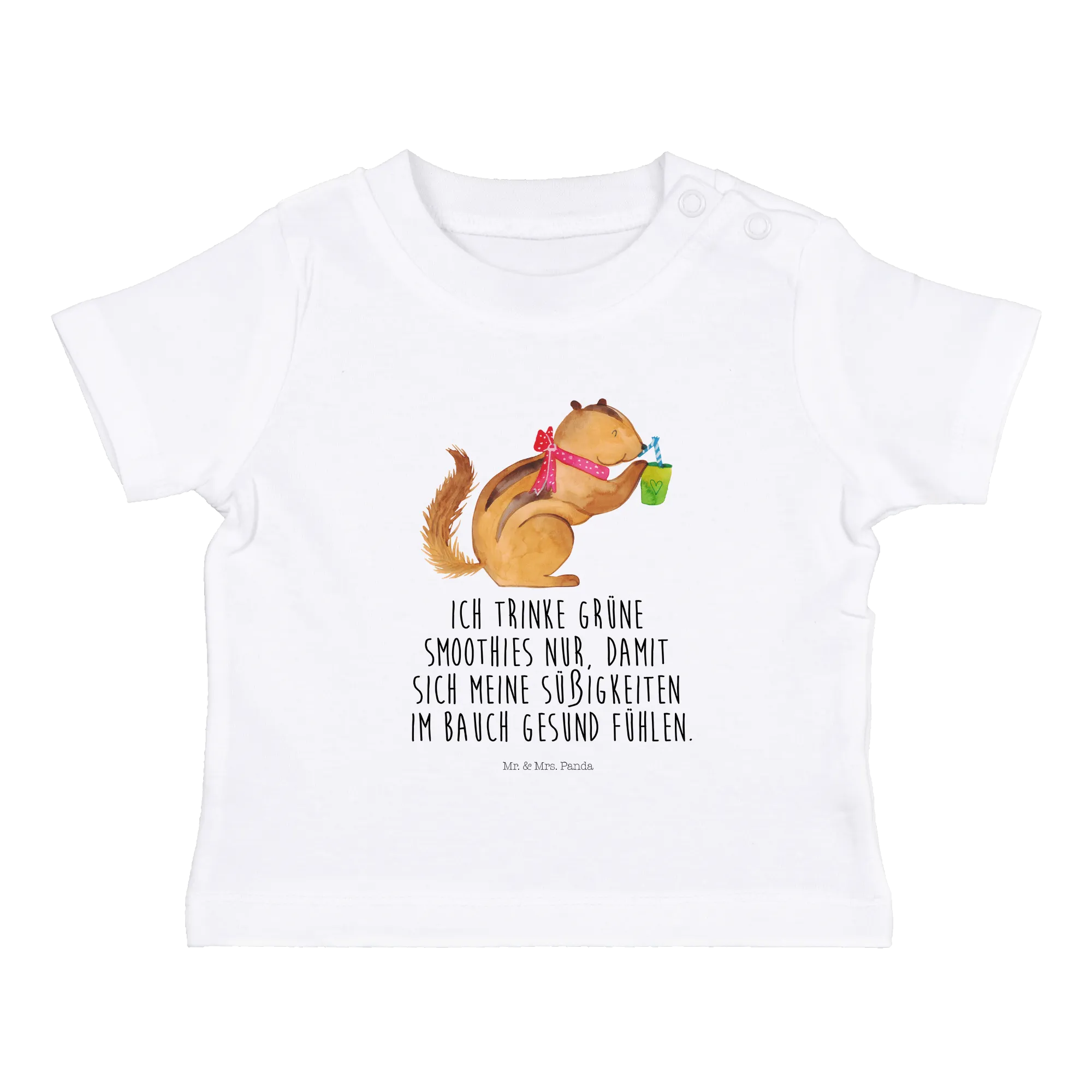 Organic Baby Shirt Eichhörnchen Smoothie