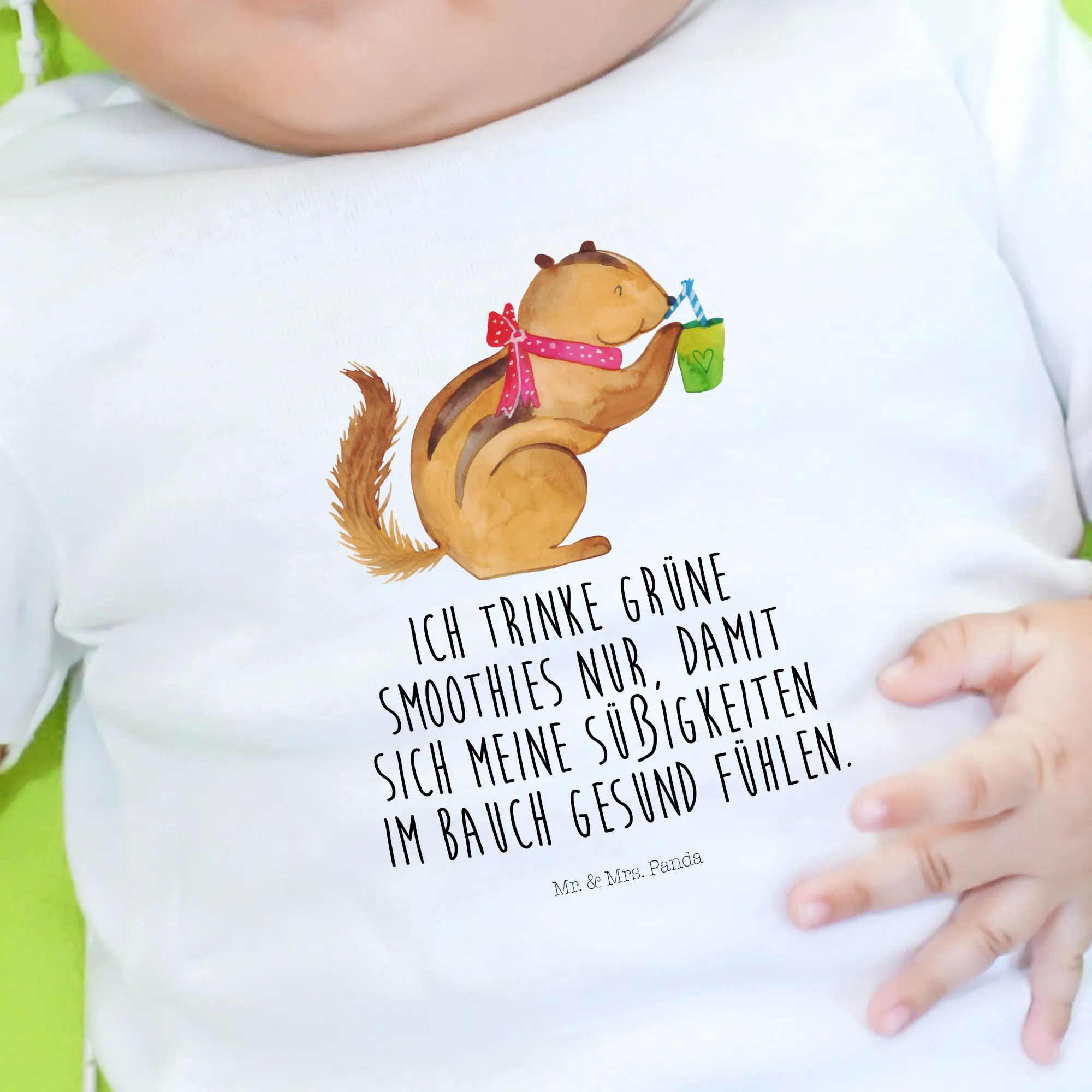 Organic Baby Shirt Eichhörnchen Smoothie