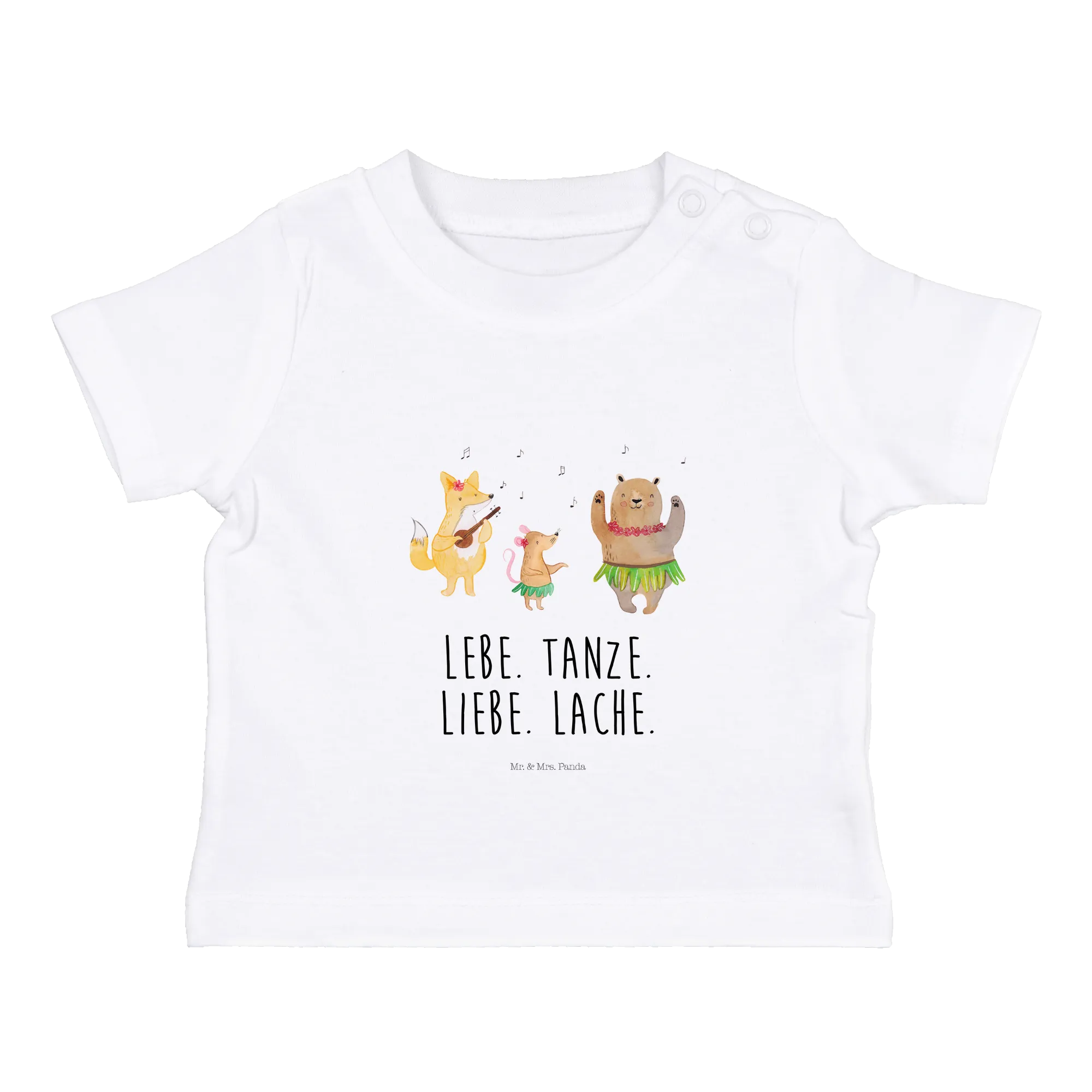 Organic Baby Shirt Waldtiere Aloha