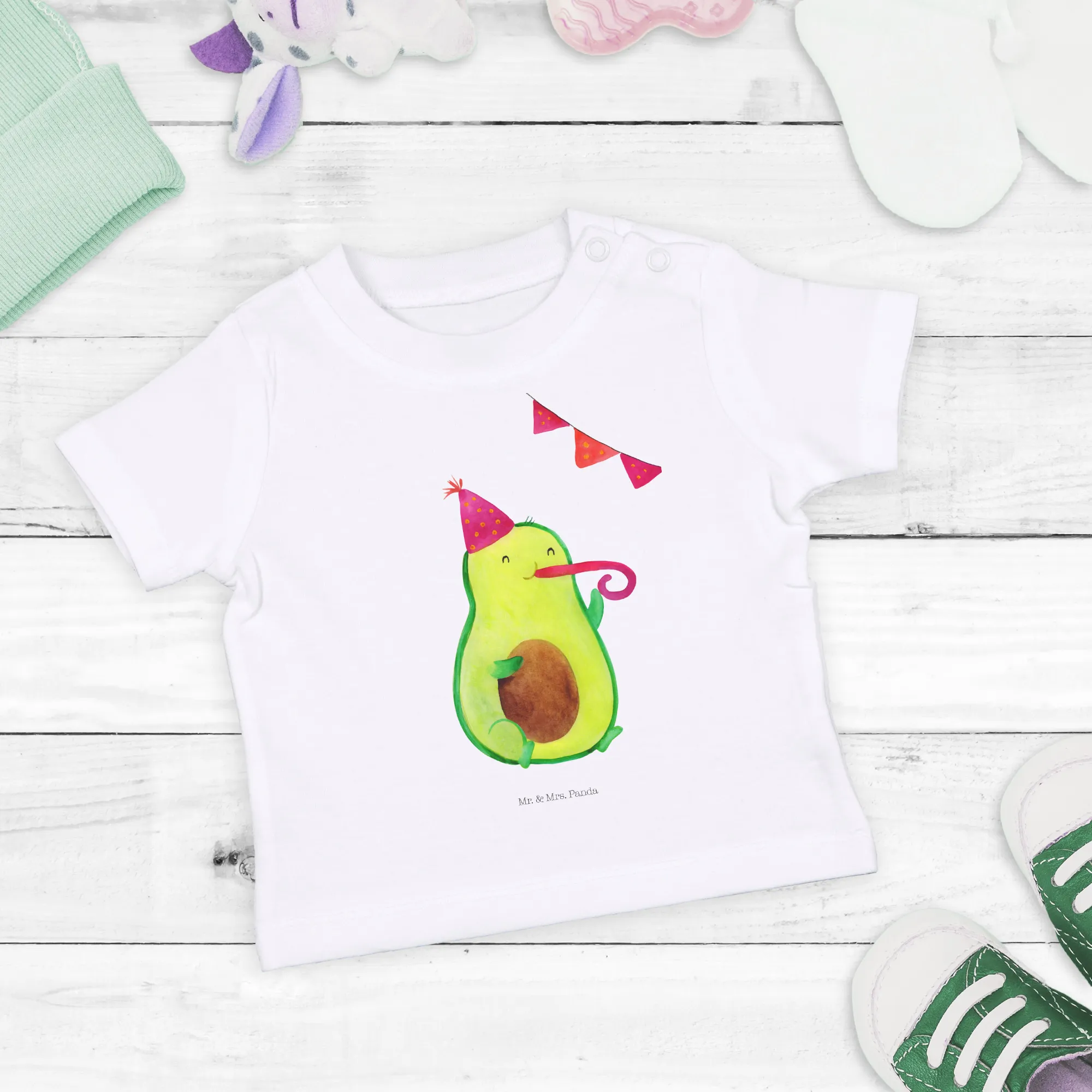 Organic Baby Shirt Avocado Feier