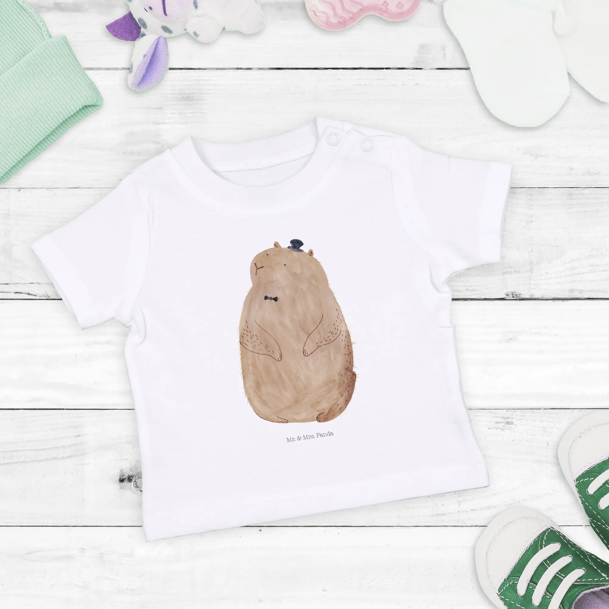 Organic Baby Shirt Murmeltier