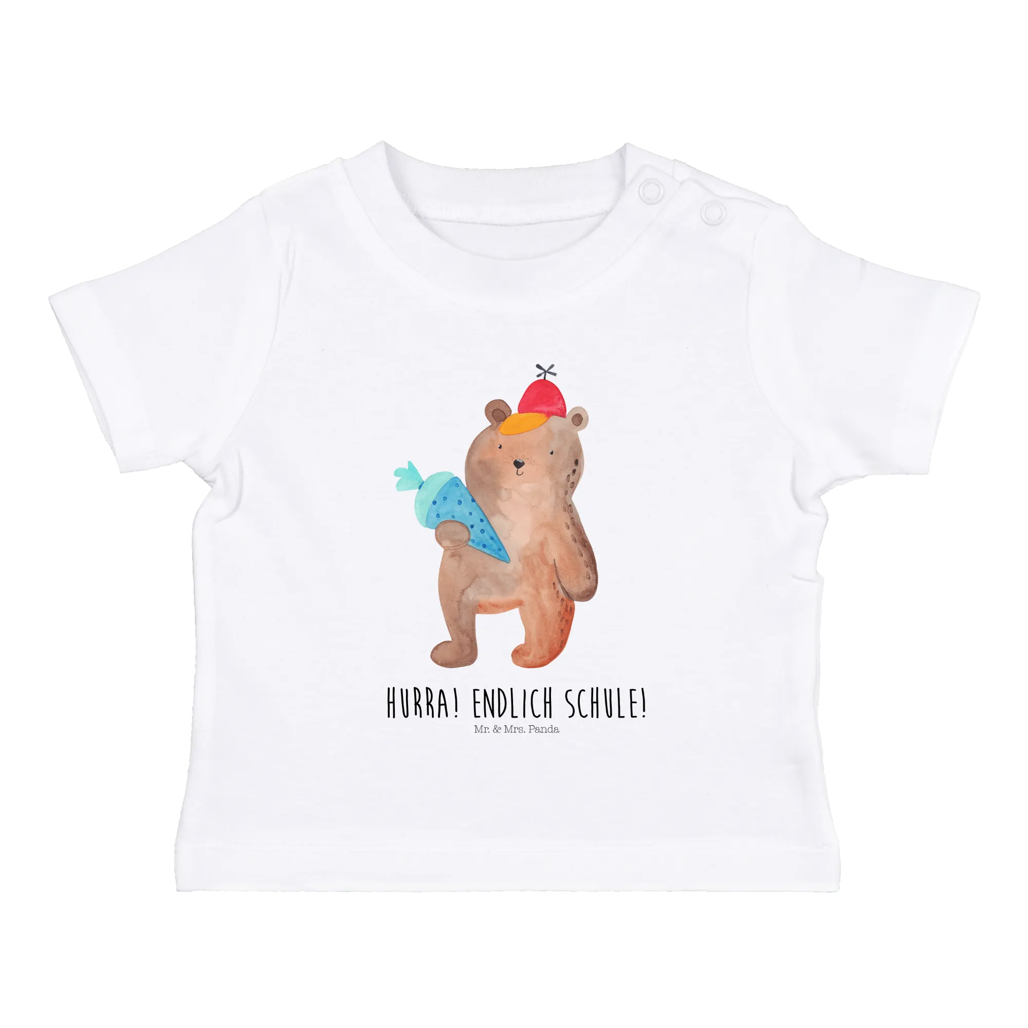 Organic Baby Shirt Bär Schultüte