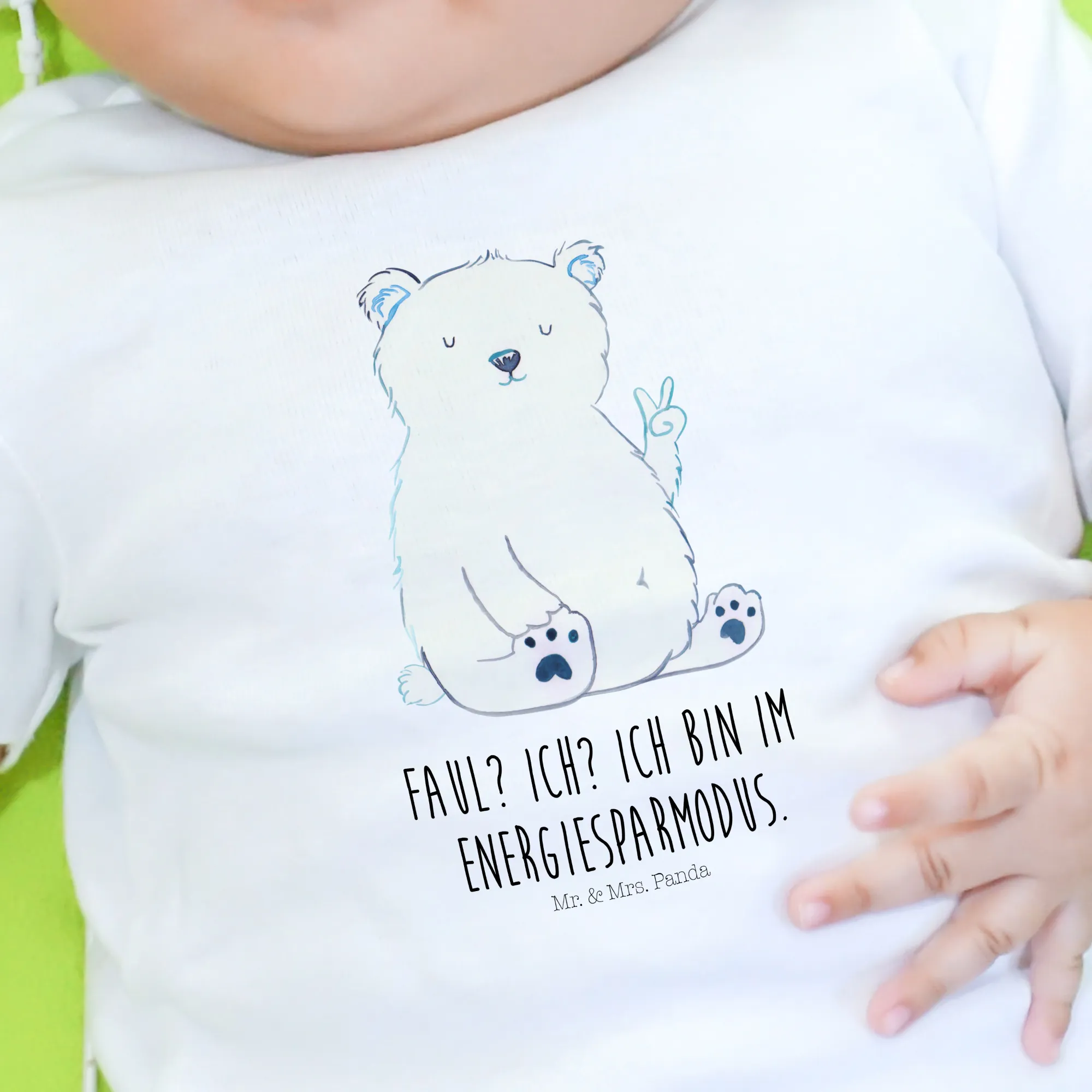 Organic Baby Shirt Eisbär Faul