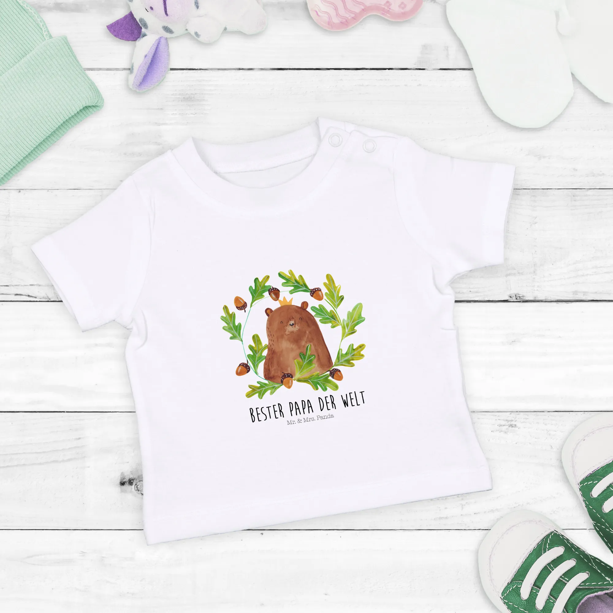 Organic Baby Shirt Bär König