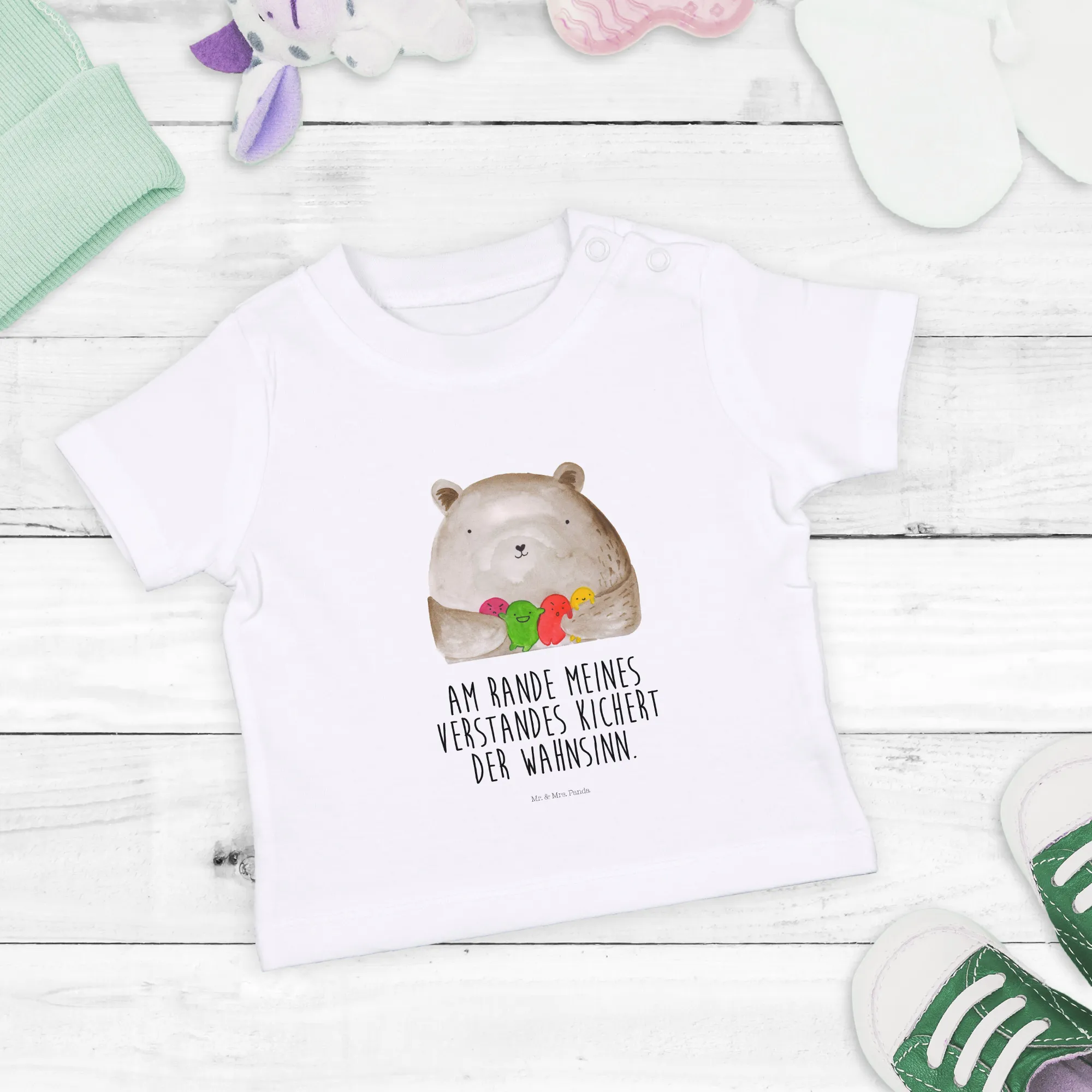 Organic Baby Shirt Bär Gefühl