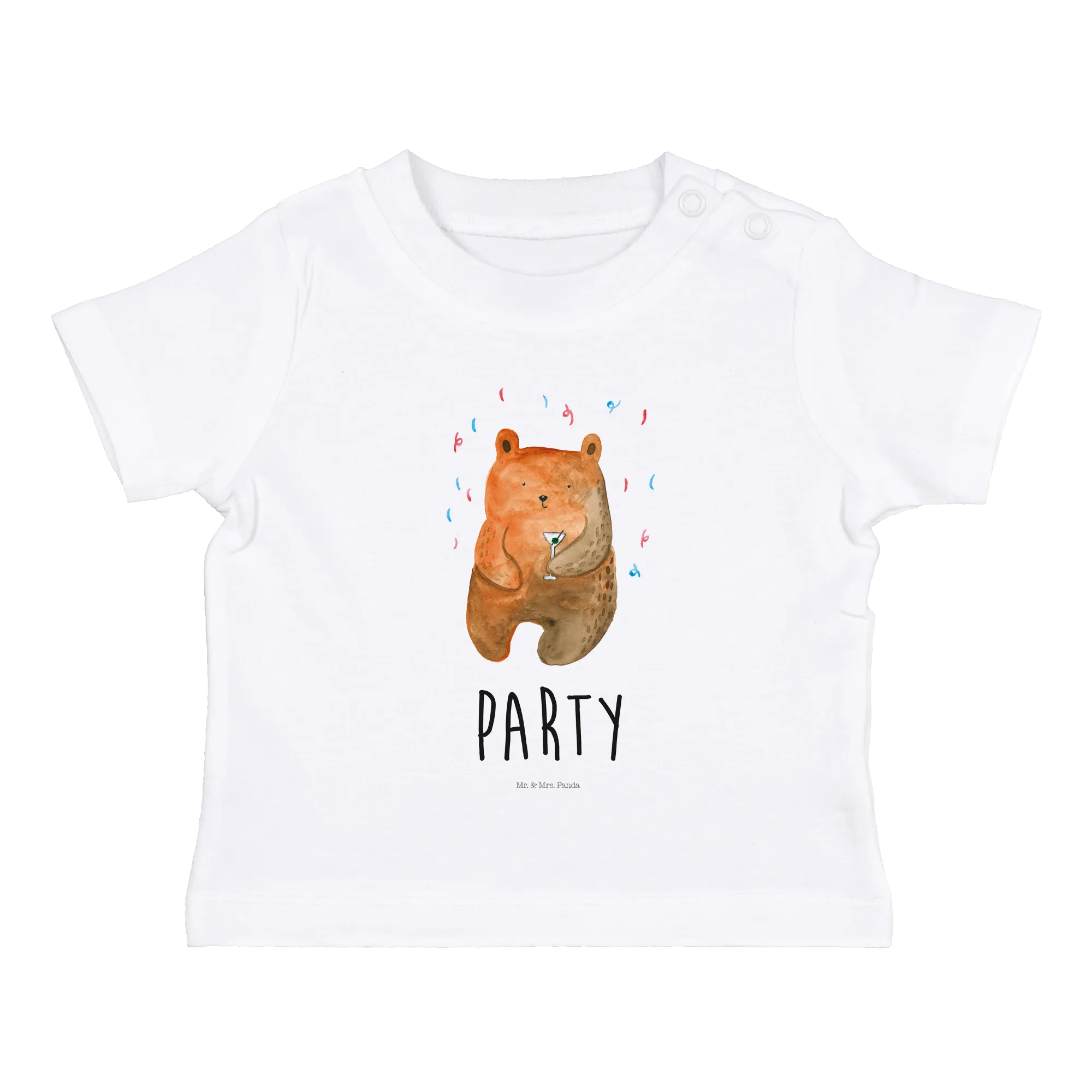 Organic Baby Shirt Bär Party