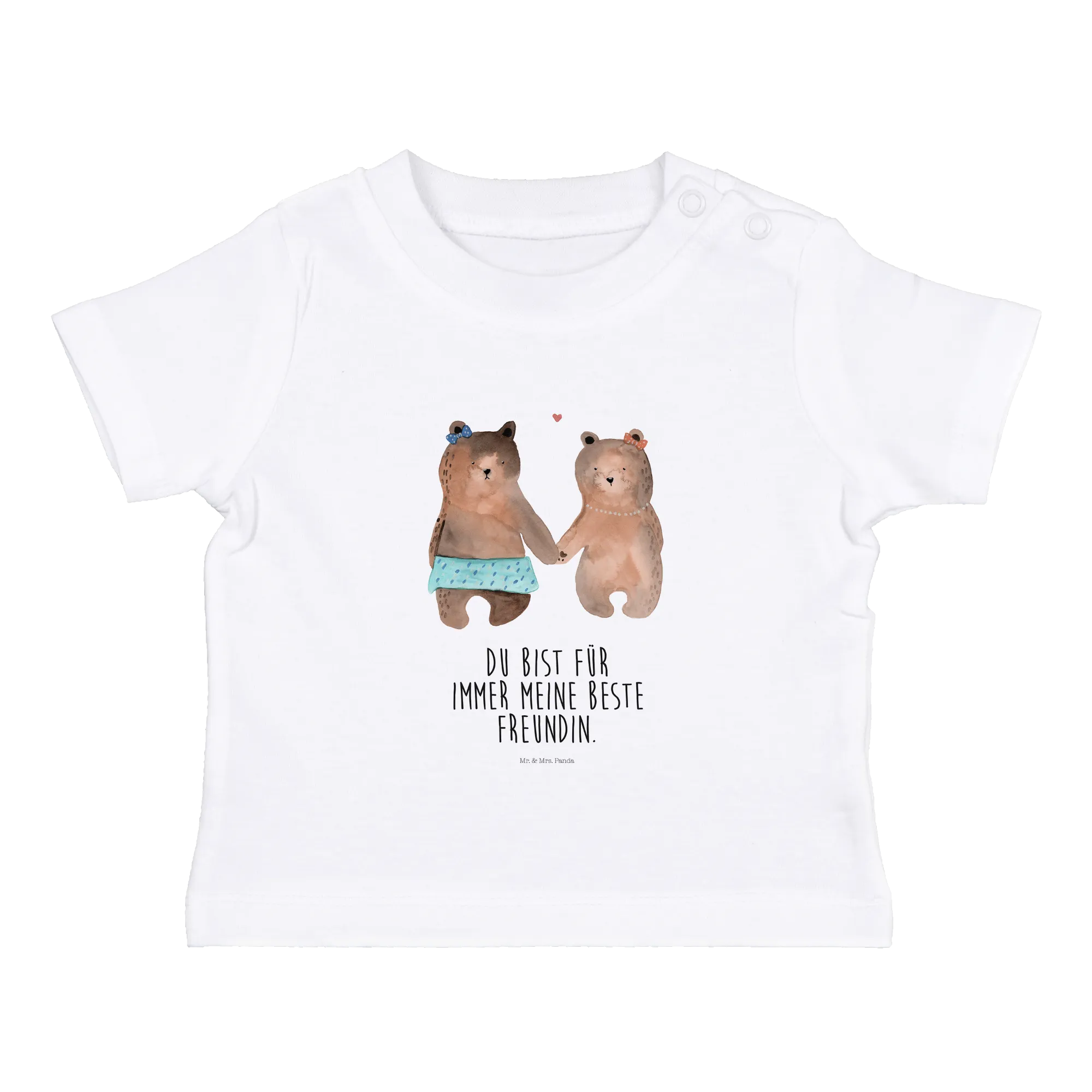 Organic Baby Shirt Bär Freundin