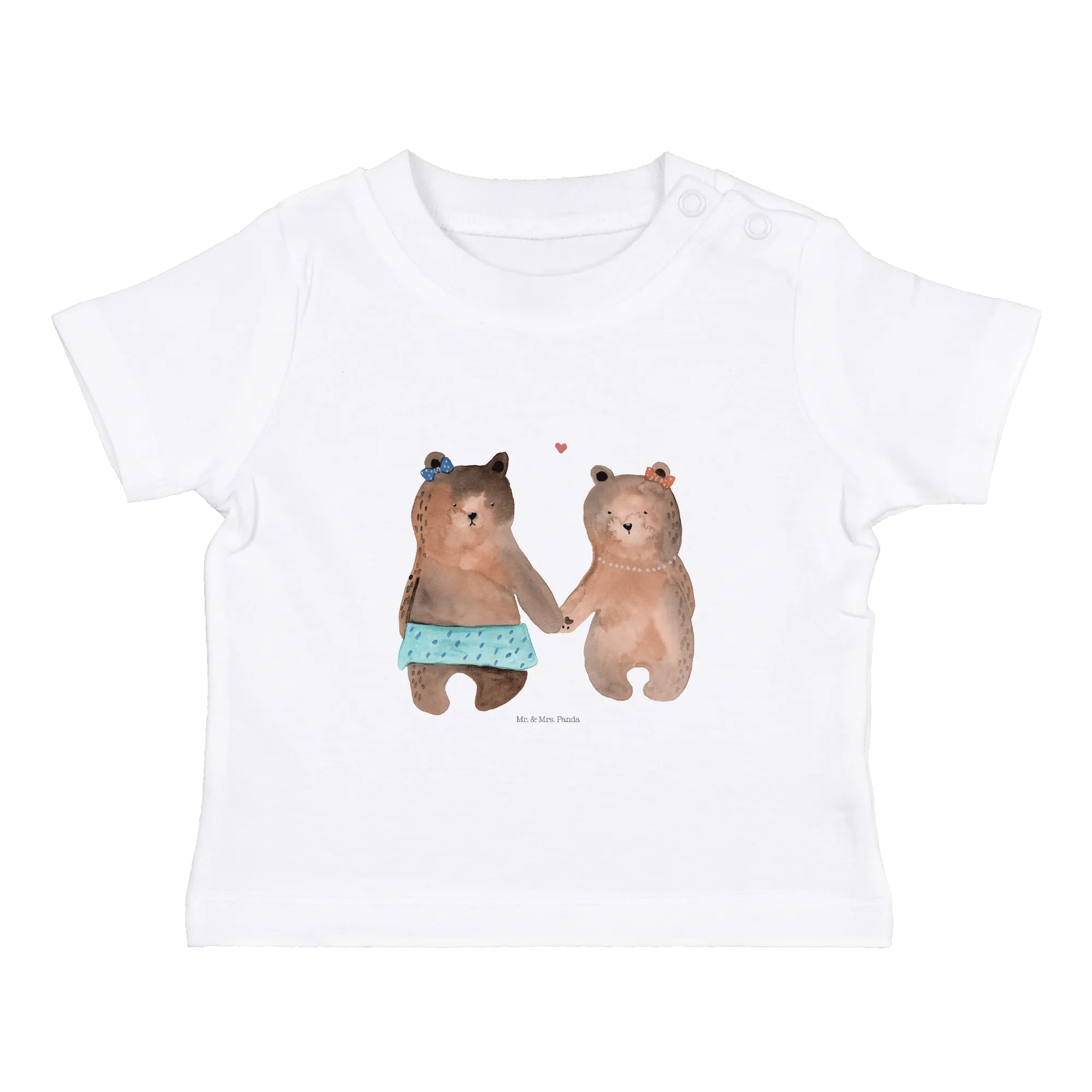 Organic Baby Shirt Bär Freundin