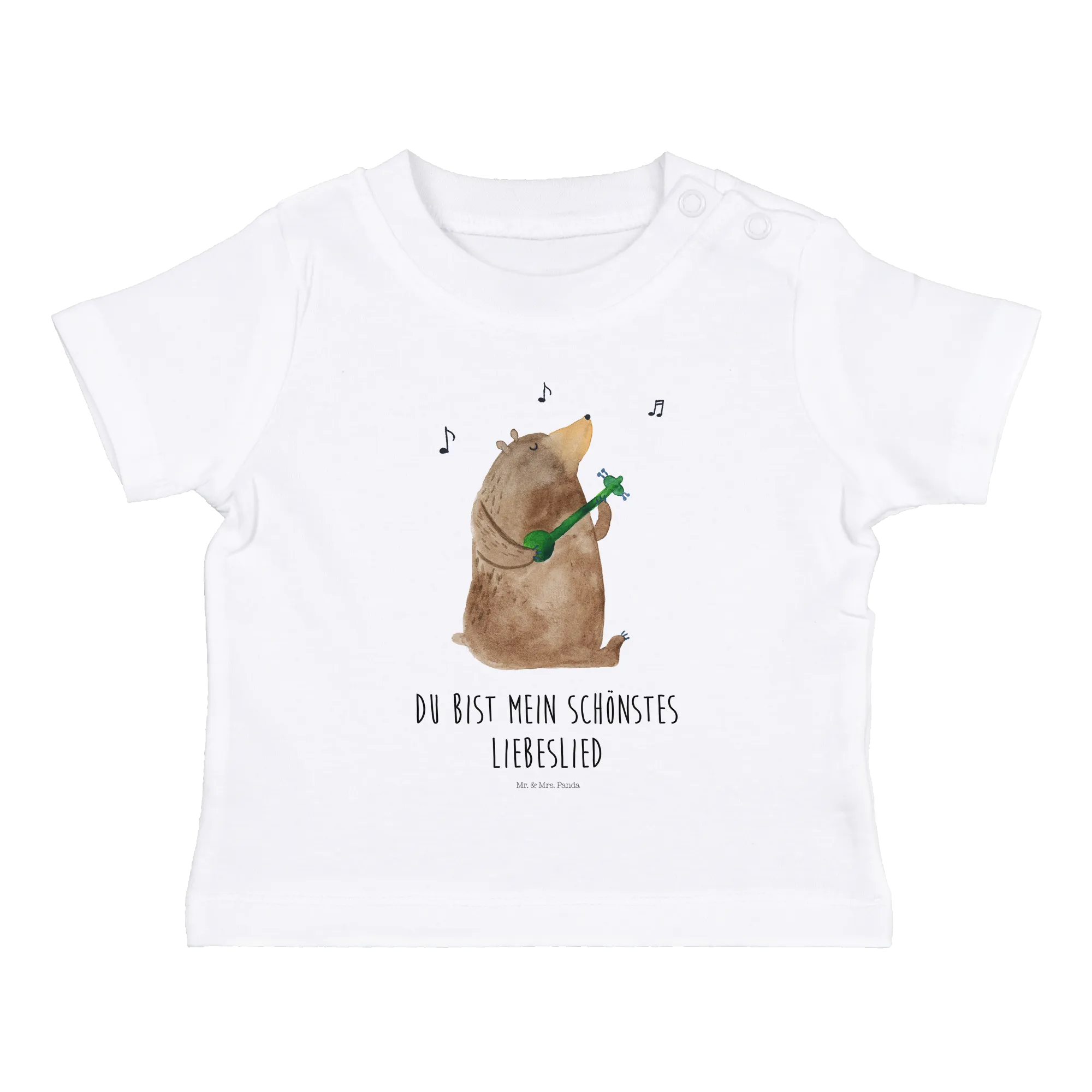 Organic Baby Shirt Bär Lied