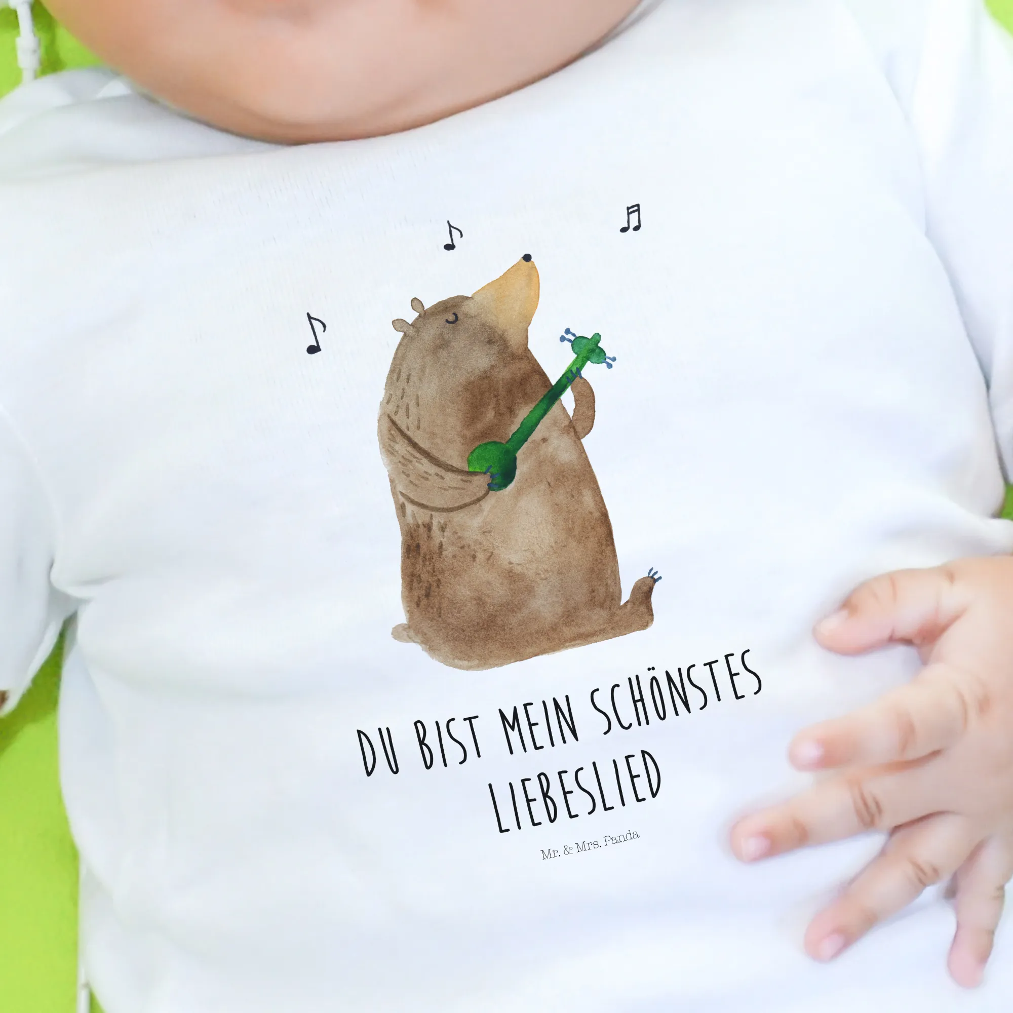 Organic Baby Shirt Bär Lied