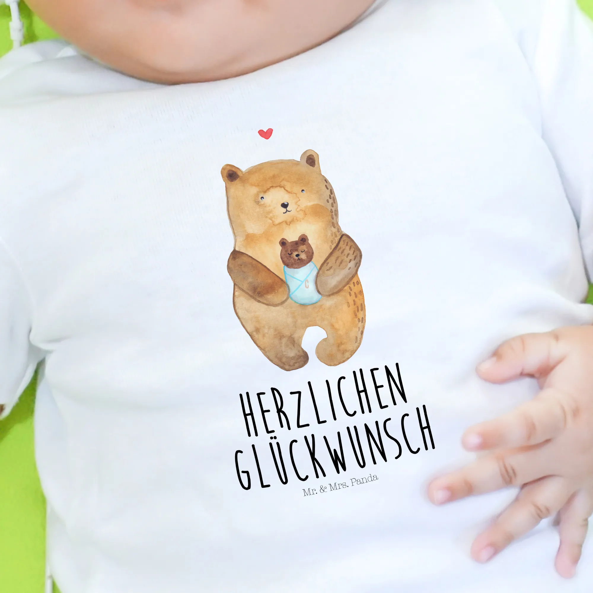 Organic Baby Shirt Bär Baby