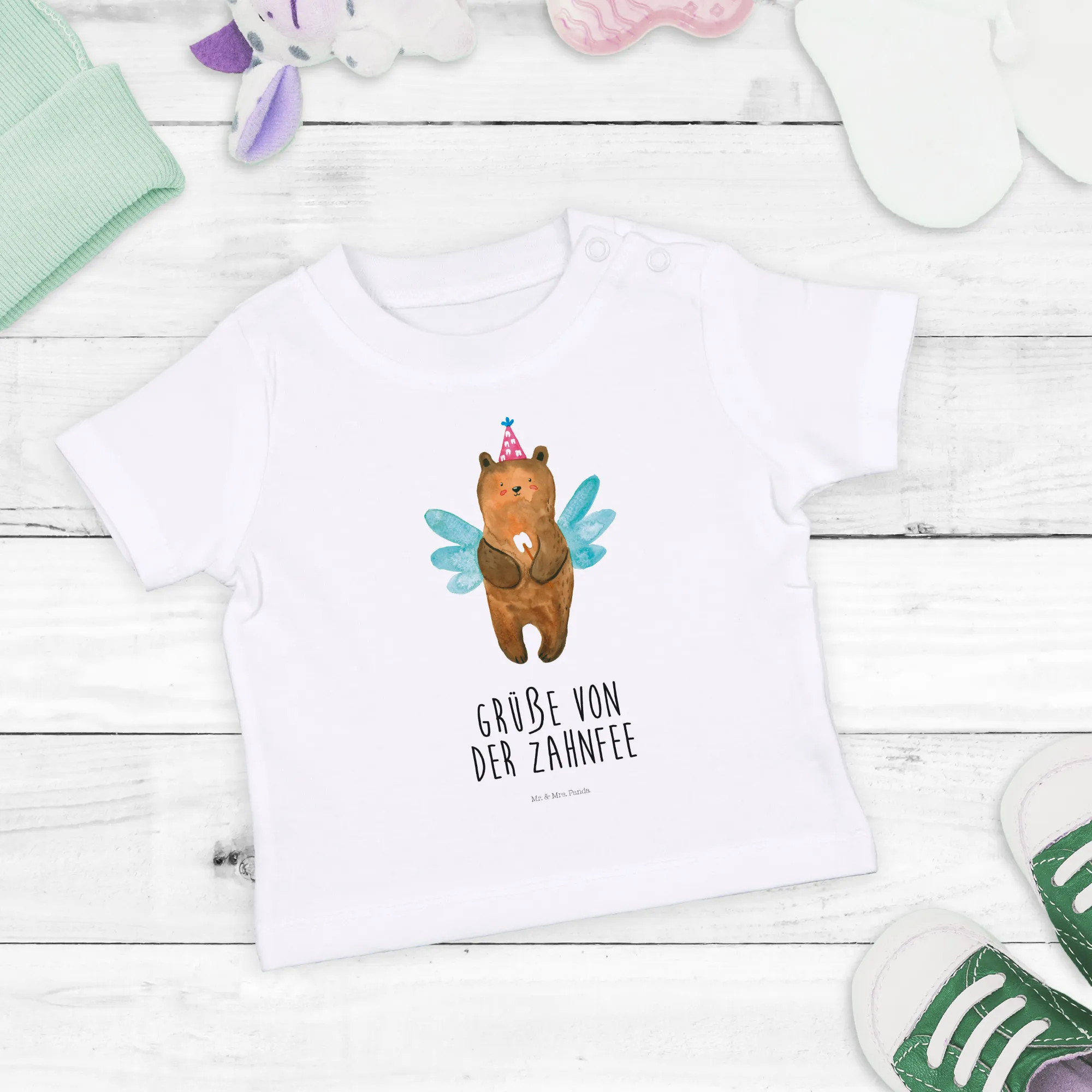 Organic Baby Shirt Bär Zahnfee