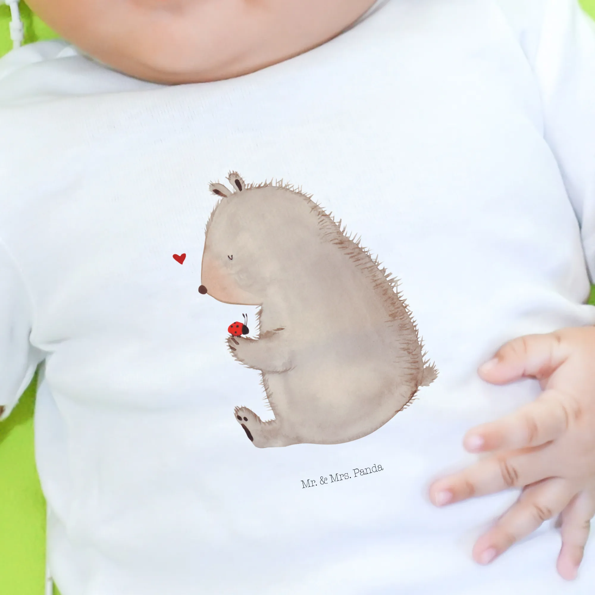 Organic Baby Shirt Bär Marienkäfer