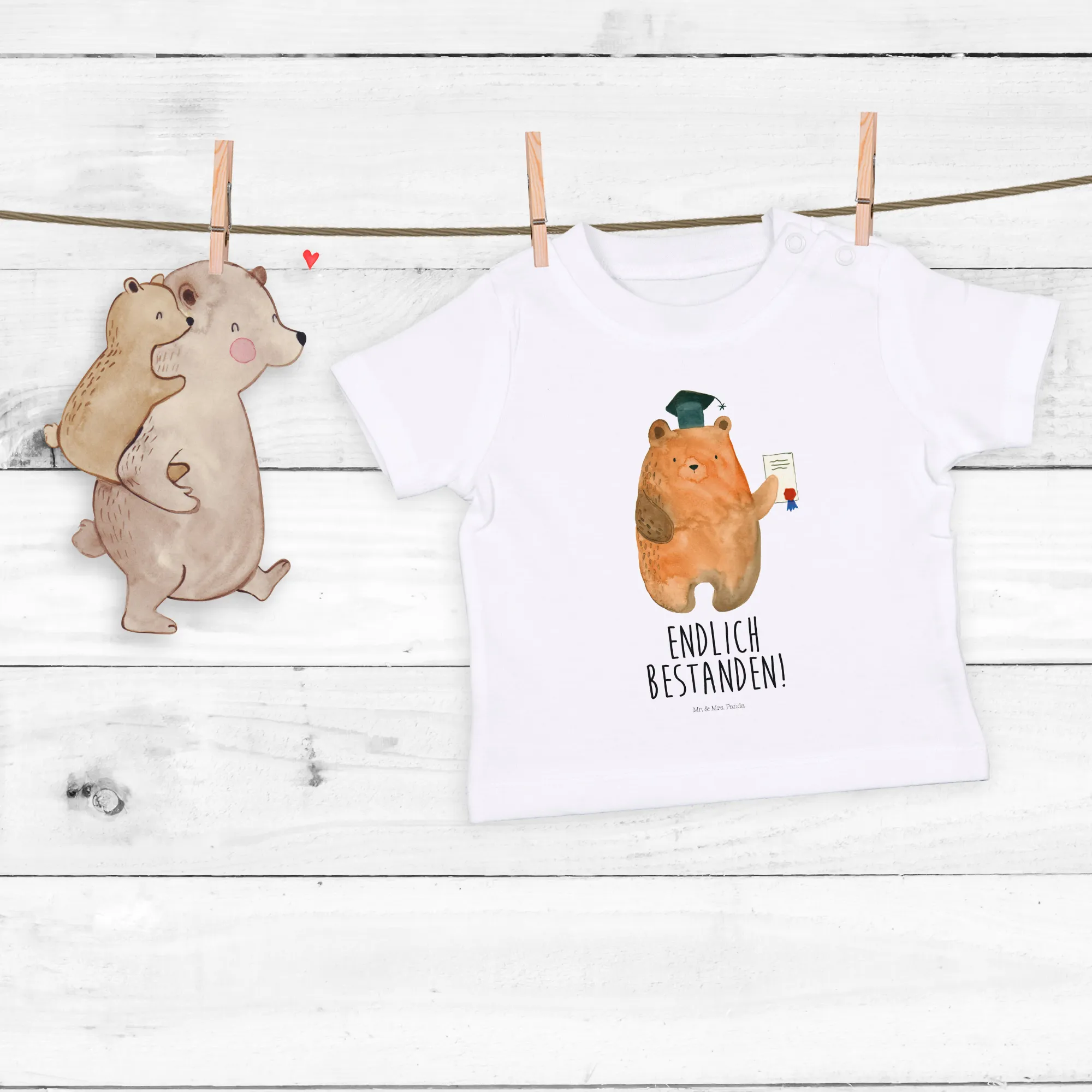 Organic Baby Shirt Bär Prüfung