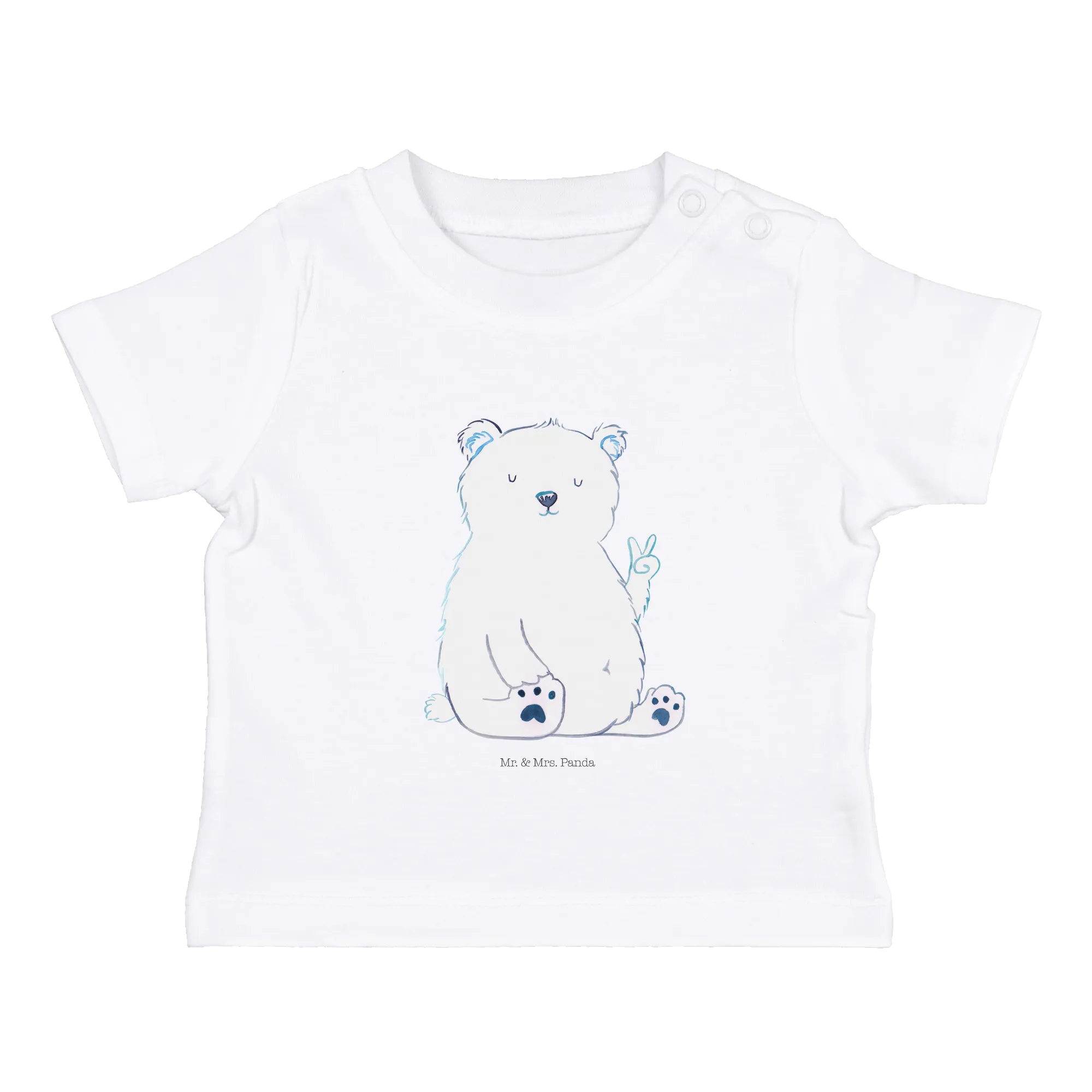 Organic Baby Shirt Eisbär Faul