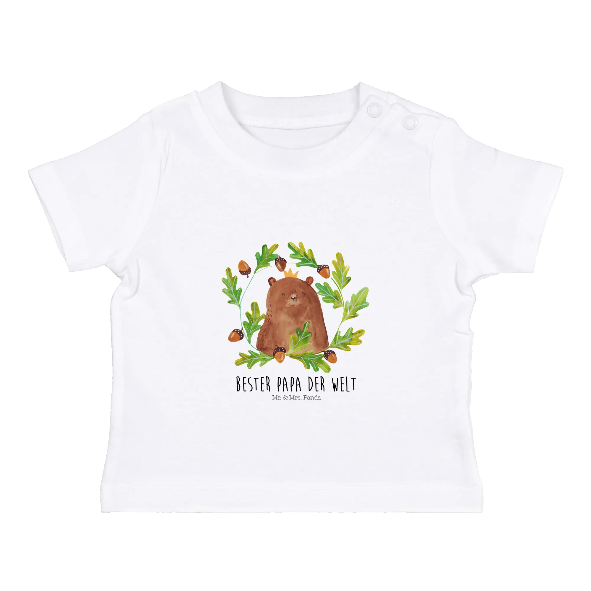 Organic Baby Shirt Bär König