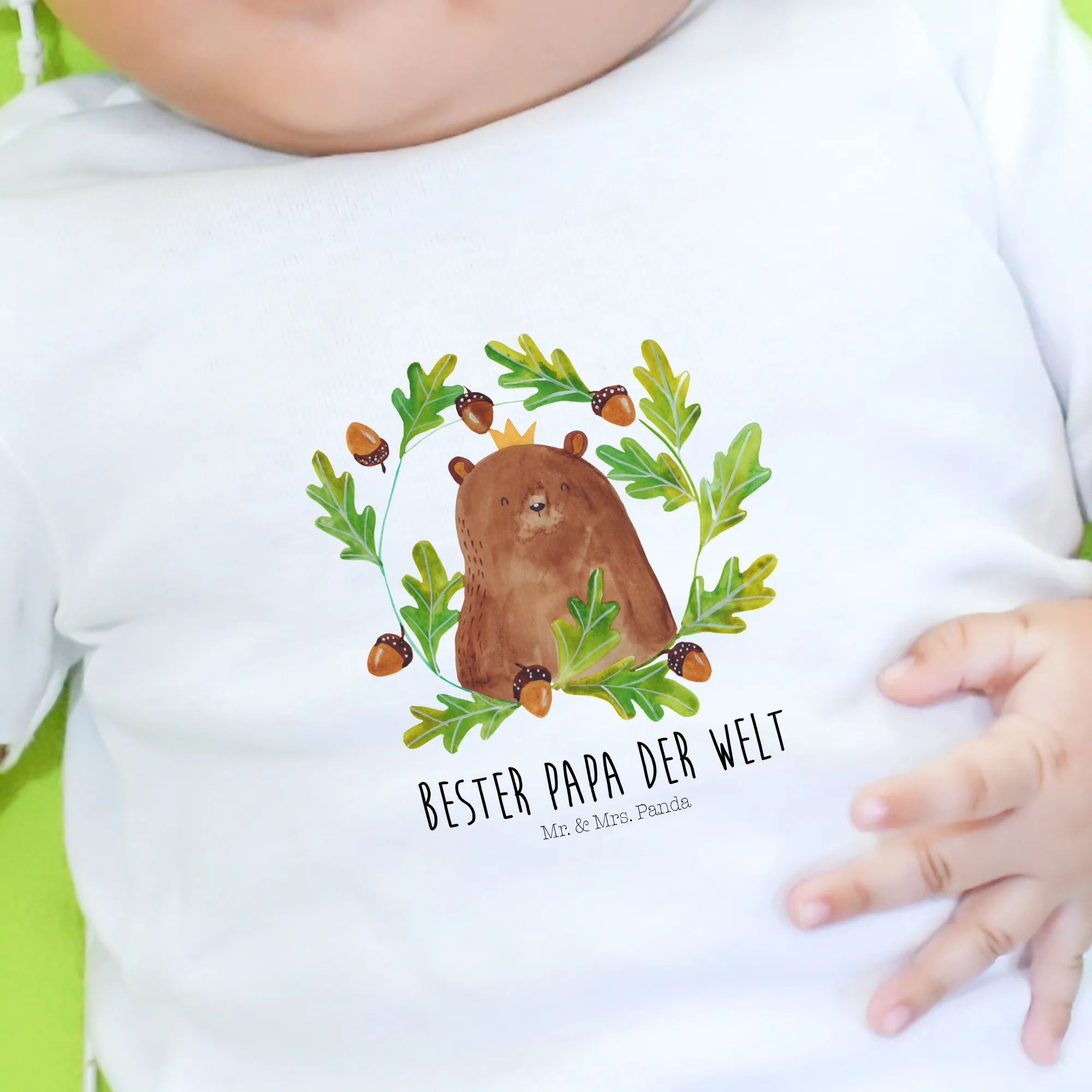 Organic Baby Shirt Bär König