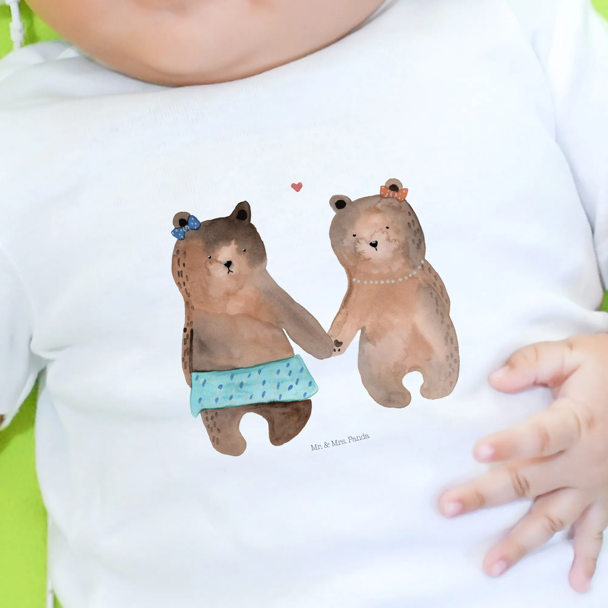 Organic Baby Shirt Bär Freundin