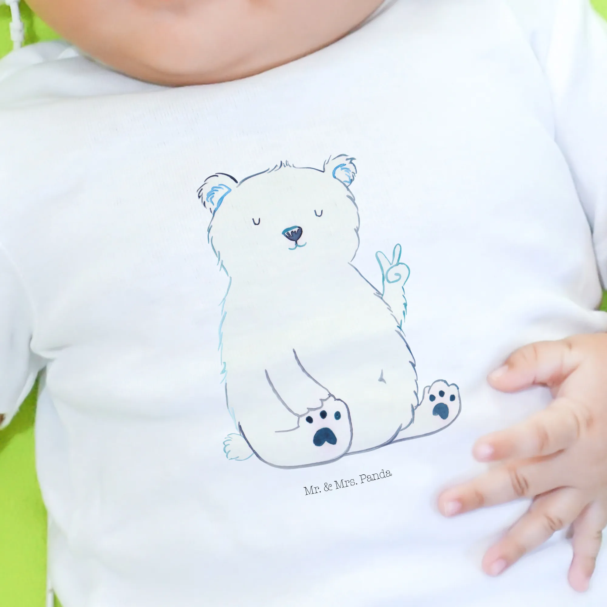 Organic Baby Shirt Eisbär Faul