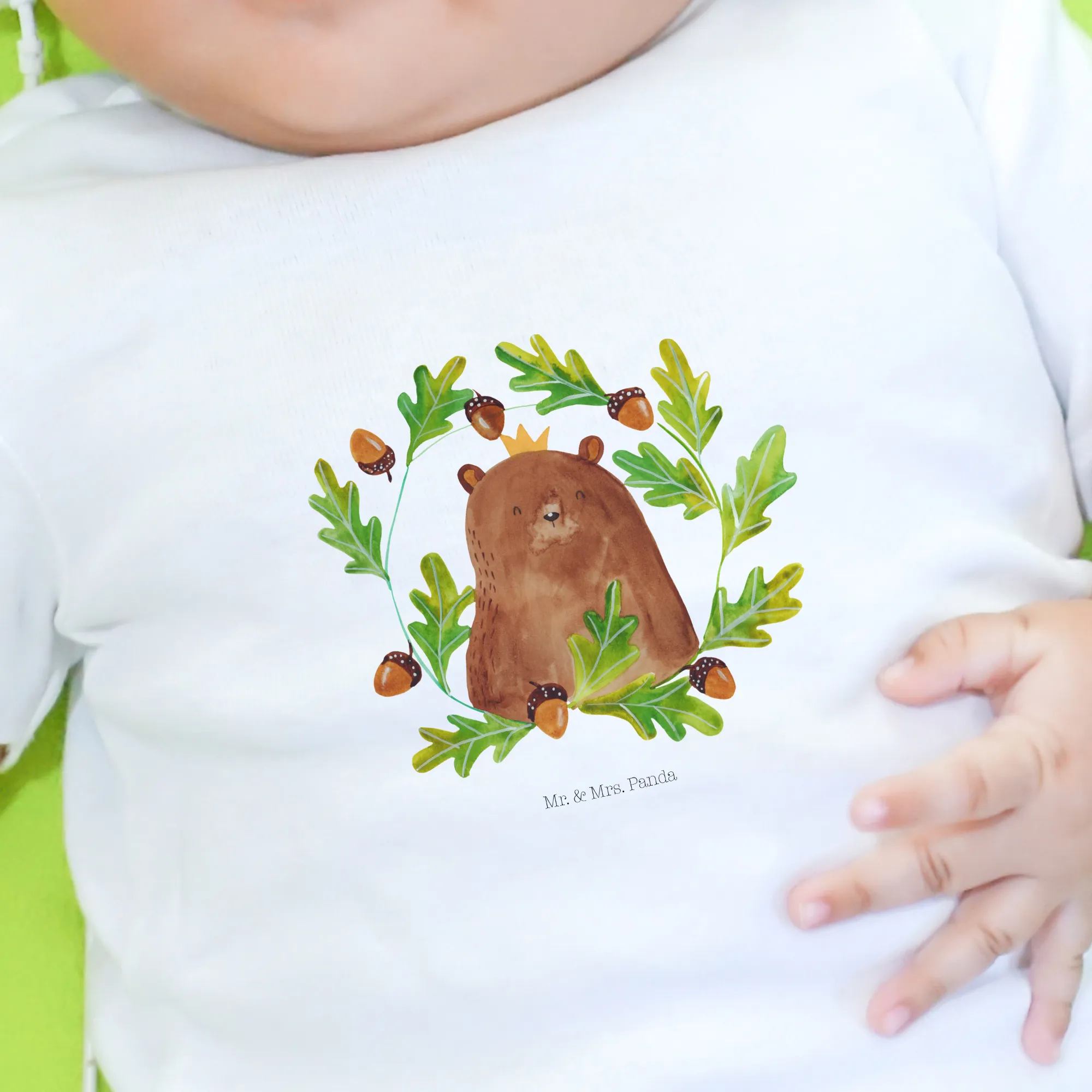 Organic Baby Shirt Bär König