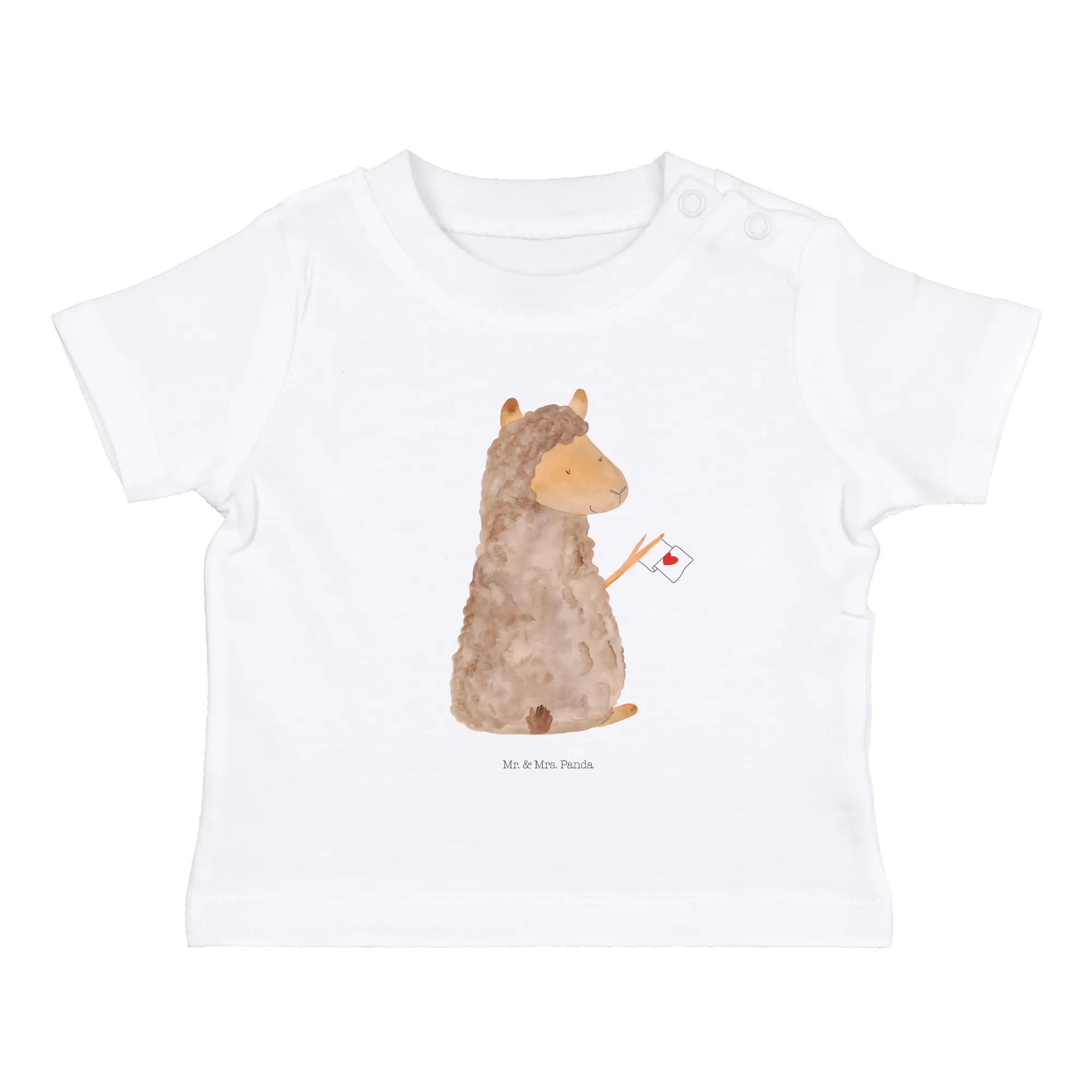 Organic Baby Shirt Alpaka Fahne