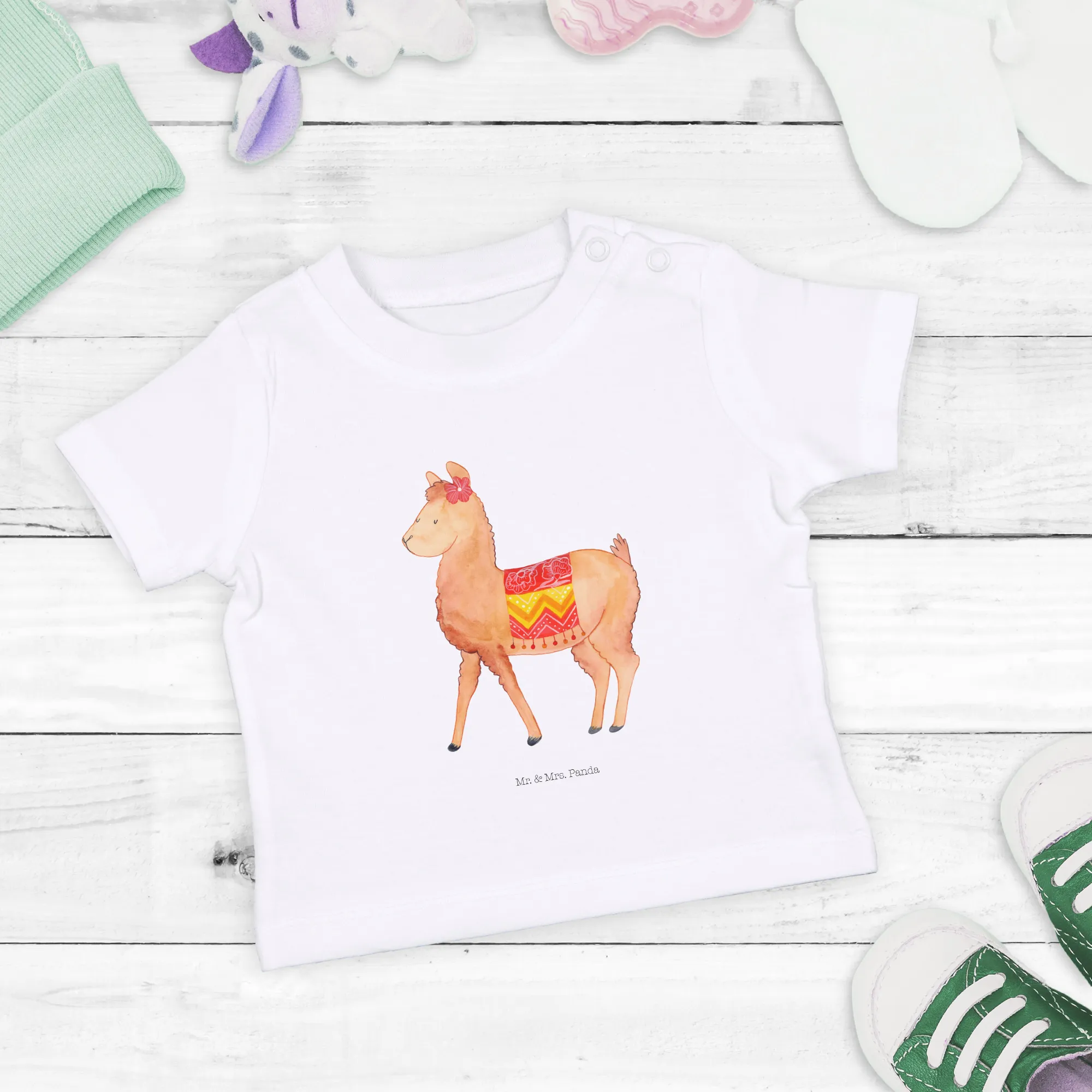 Organic Baby Shirt Alpaka Stolz