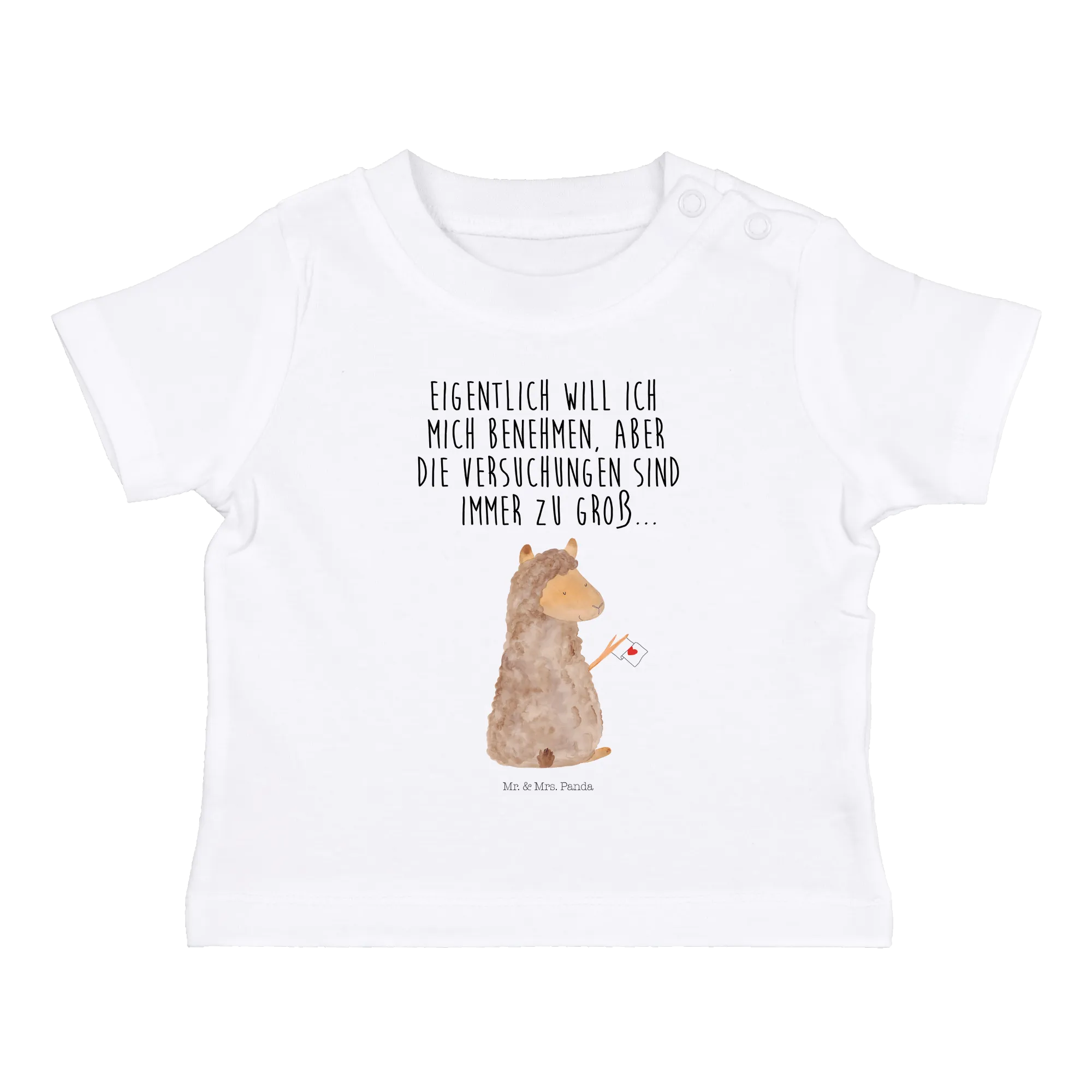 Organic Baby Shirt Alpaka Fahne