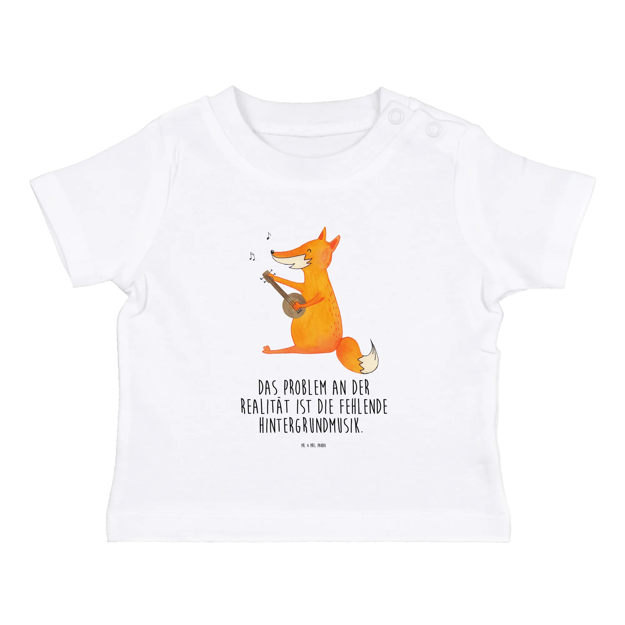 Organic Baby Shirt Fuchs Gitarre