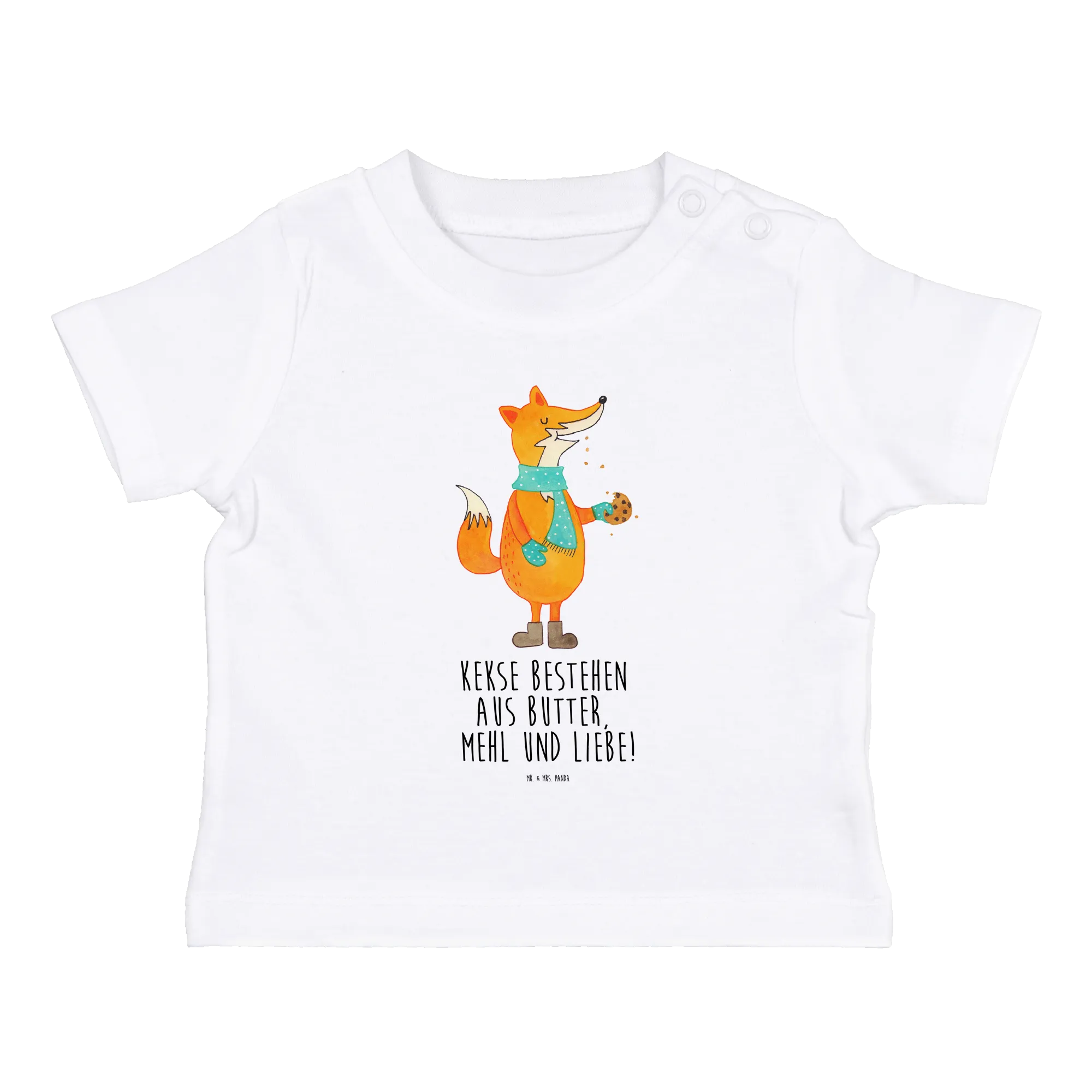 Organic Baby Shirt Fuchs Keks