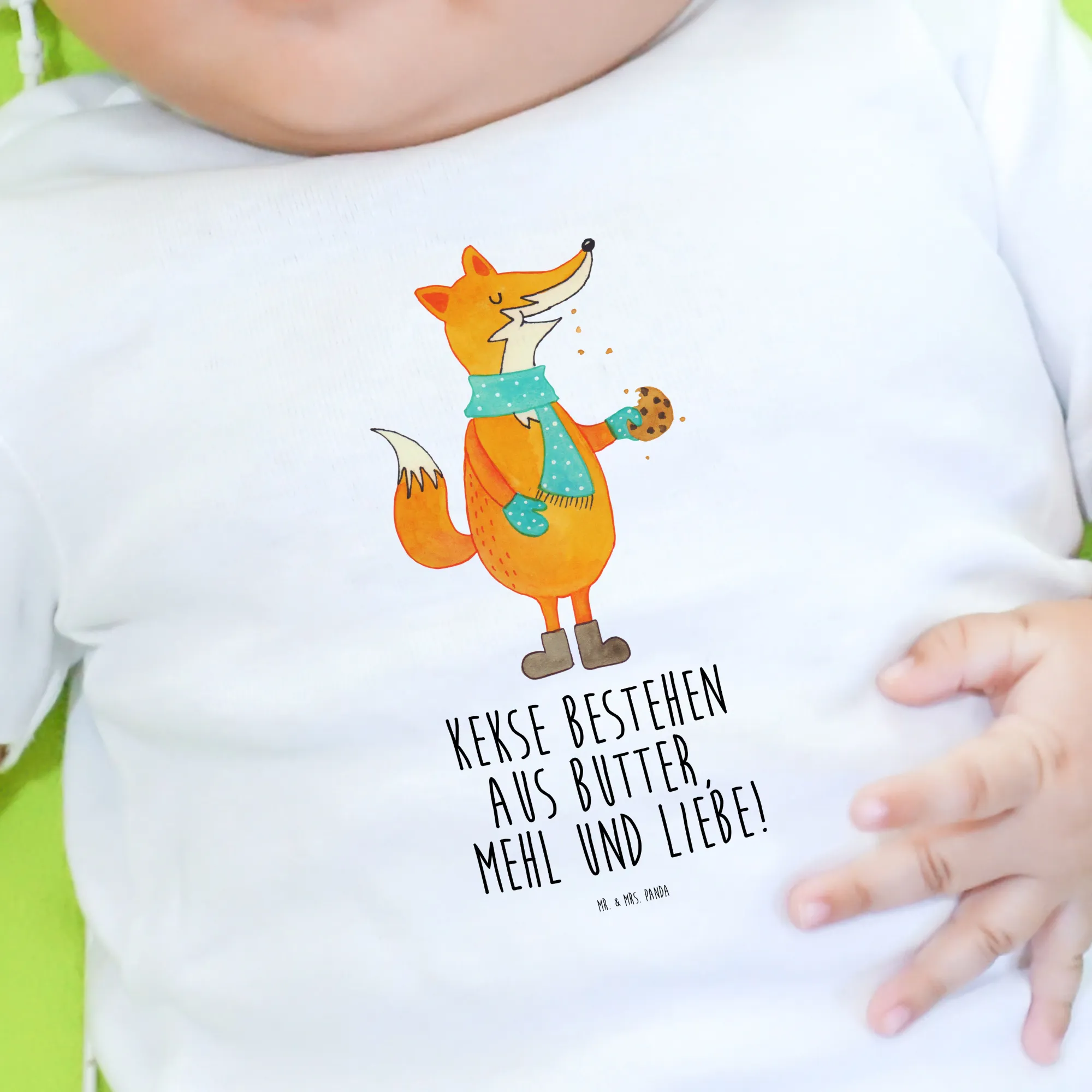 Organic Baby Shirt Fuchs Keks