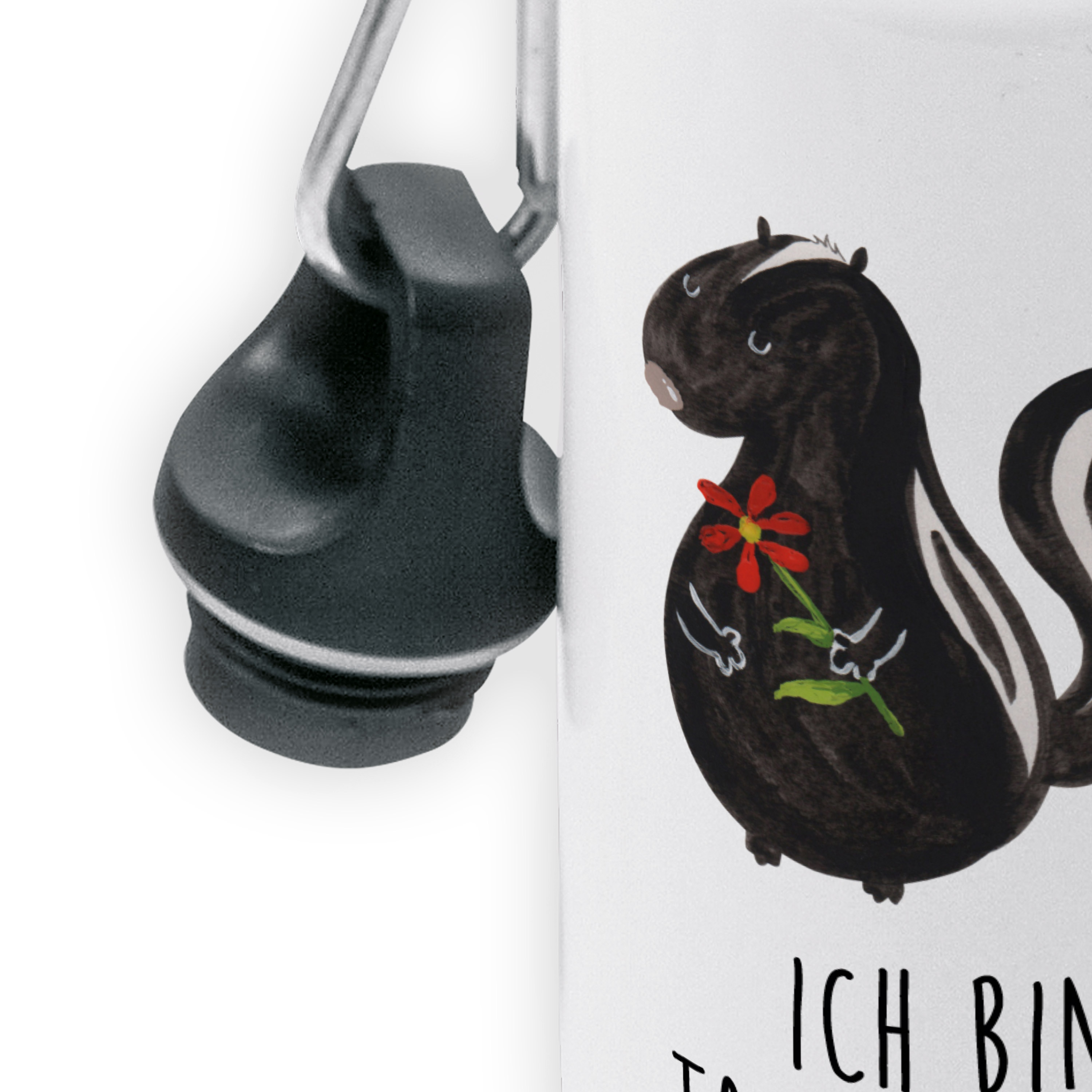 Kindertrinkflasche Stinktier Blume