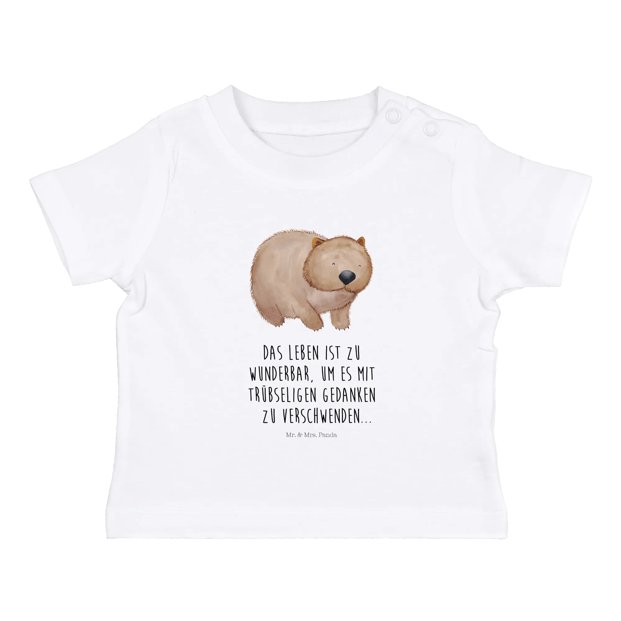 Organic Baby Shirt Wombat