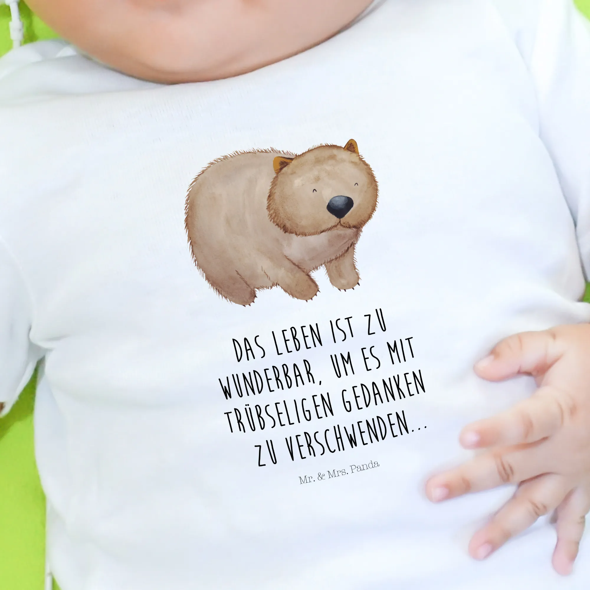 Organic Baby Shirt Wombat