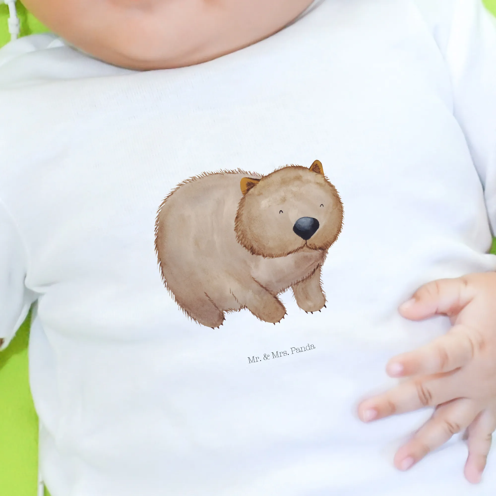 Organic Baby Shirt Wombat