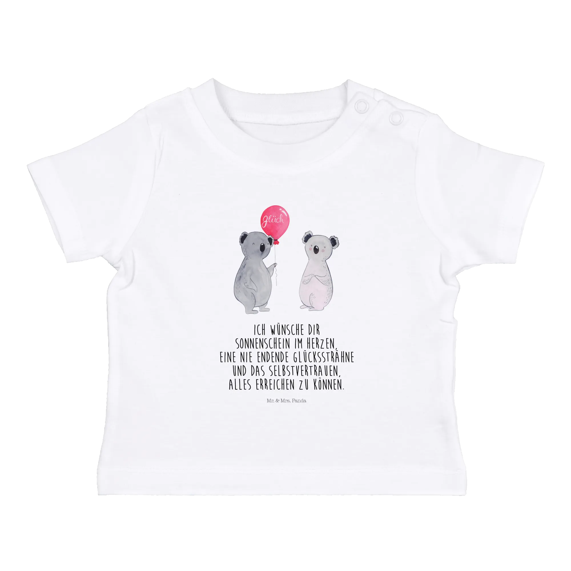 Organic Baby Shirt Koala Luftballon