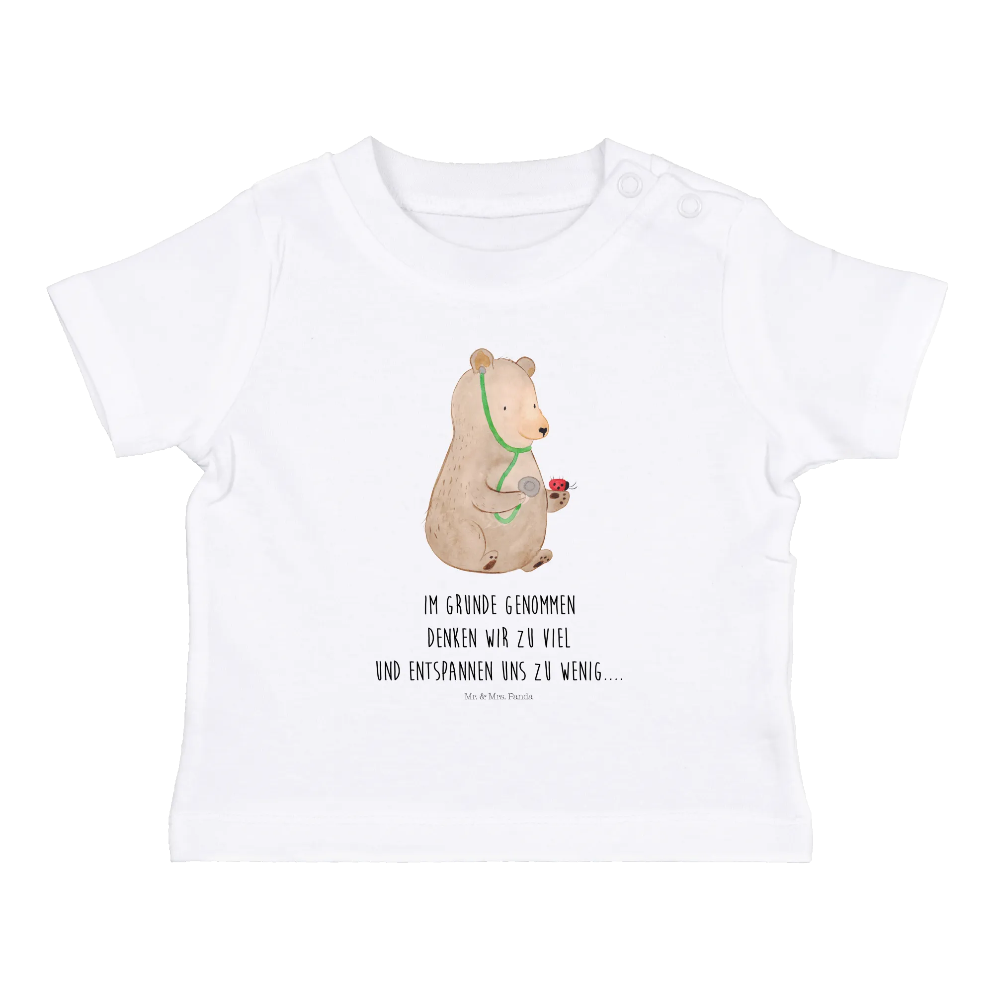 Organic Baby Shirt Bär Arzt