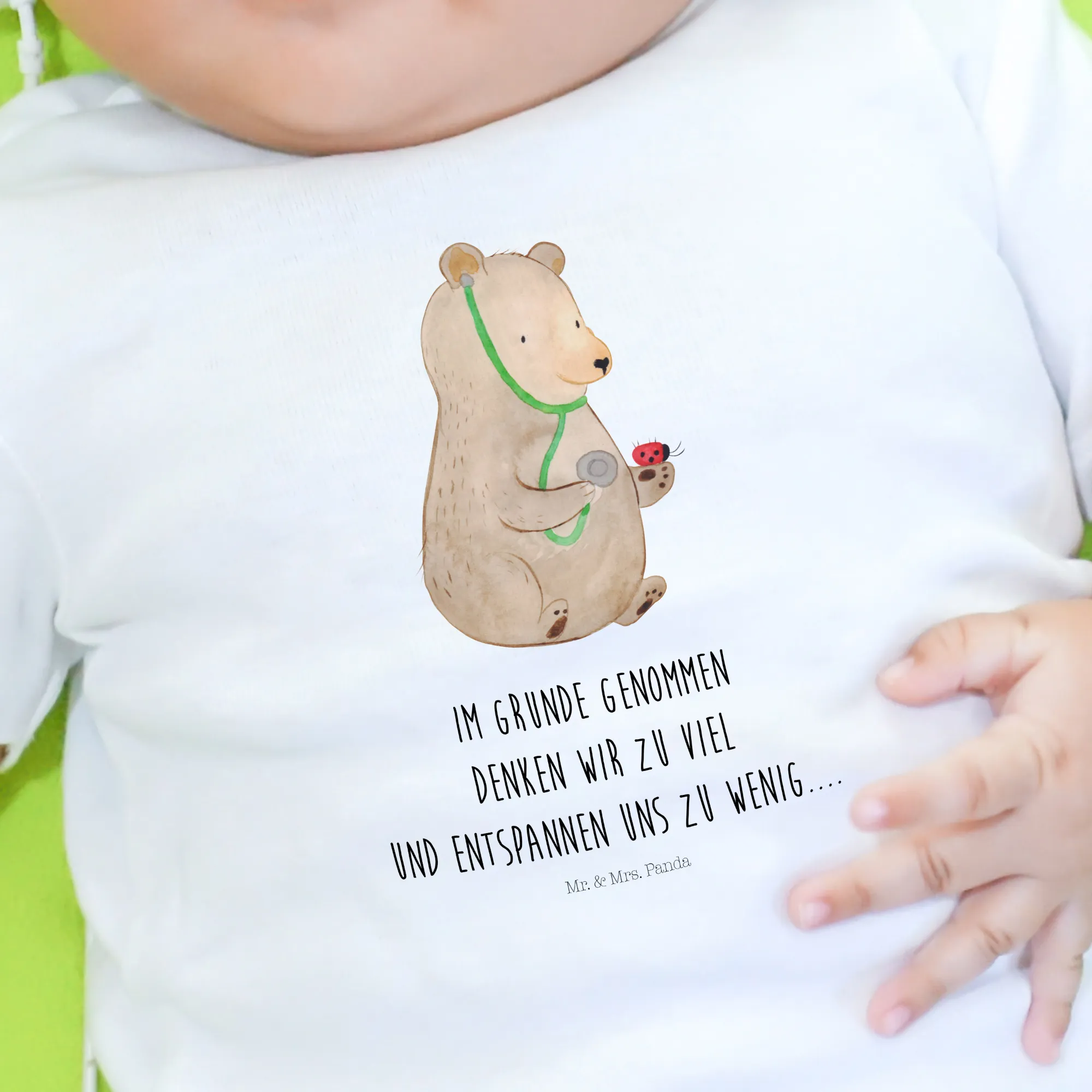 Organic Baby Shirt Bär Arzt