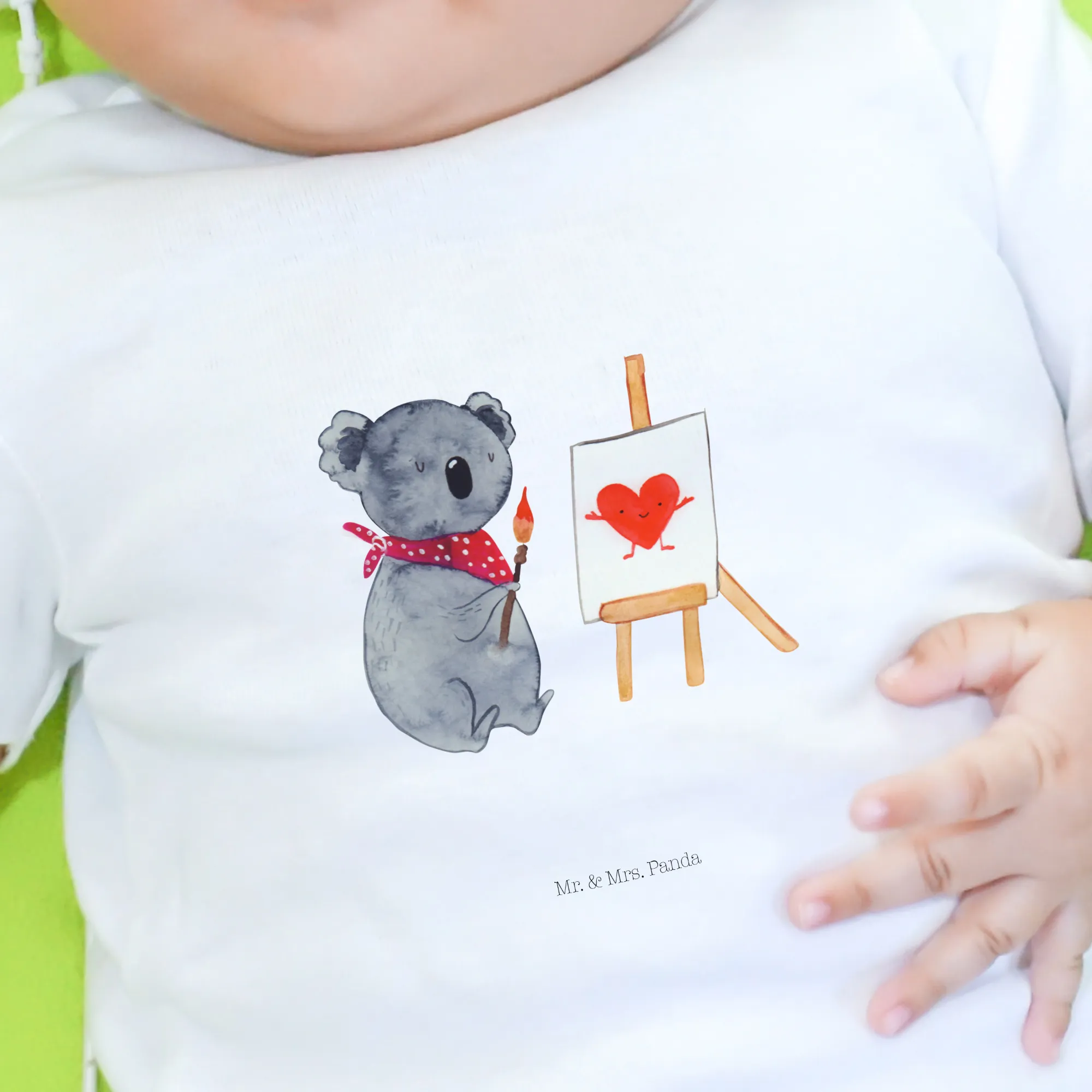 Organic Baby Shirt Koala Künstler