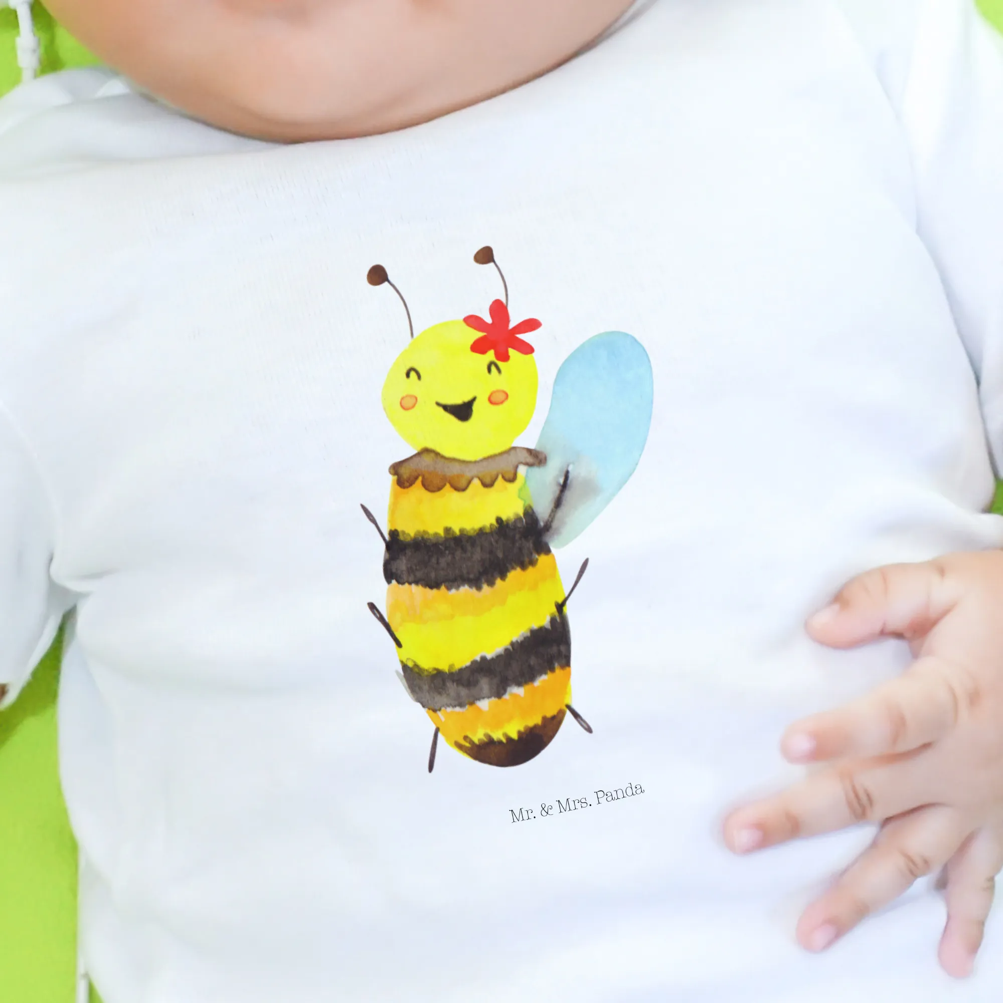 Organic Baby Shirt Biene Happy